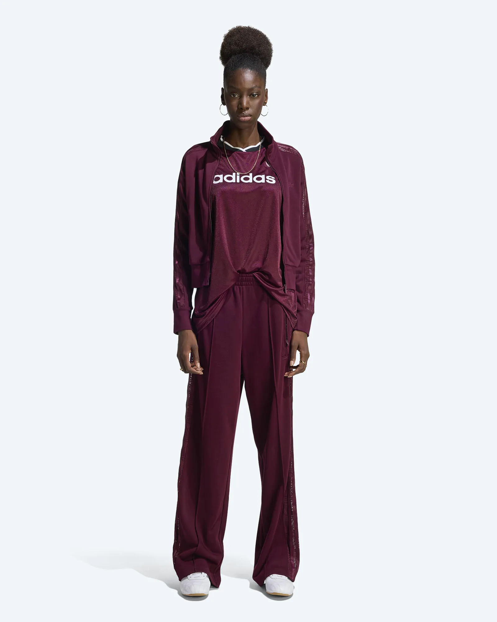 Firebird Lace Tracktop Maroon