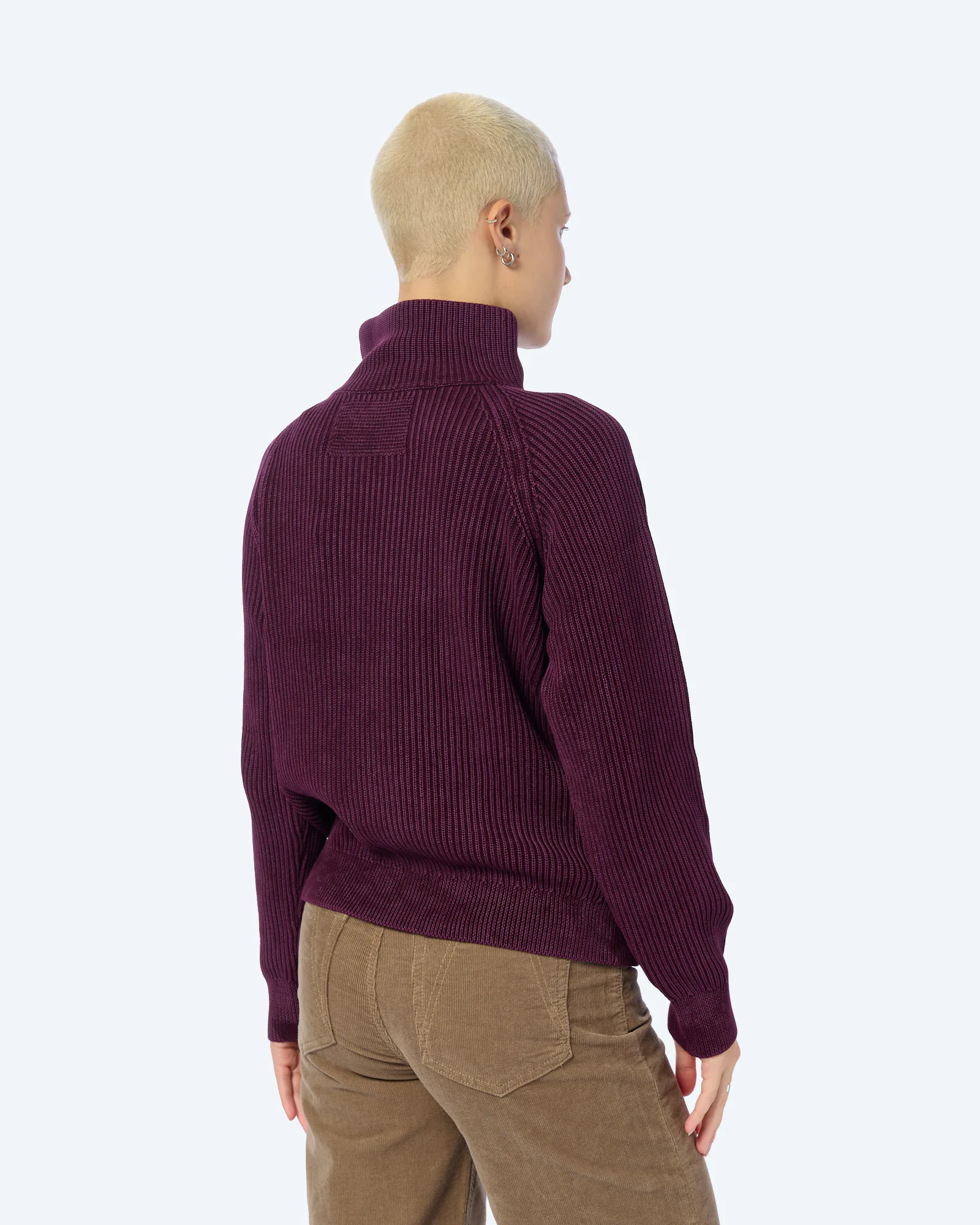 ARMEDANGELS RONYIAAS GMT DYE Pullover Dark Cranberry