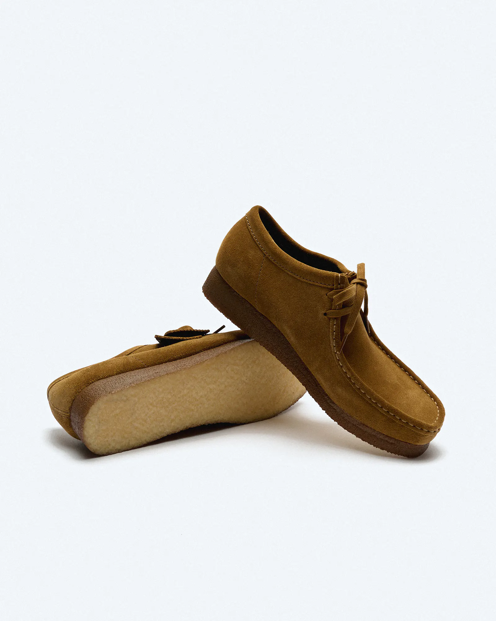 Clarks Men's Wallabee Suede Shoes Cola