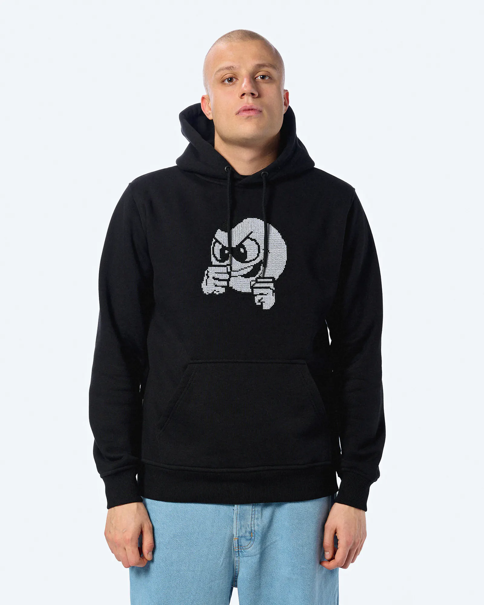 Unfair Athletics PB Crossstitch Hoodie Black