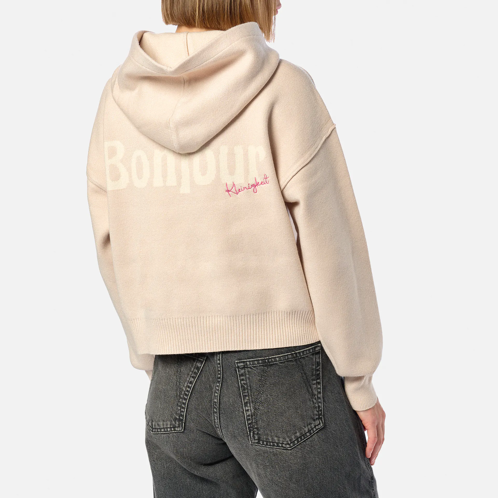 Kleinigkeit Scarknit Johannson Hoodie Beige