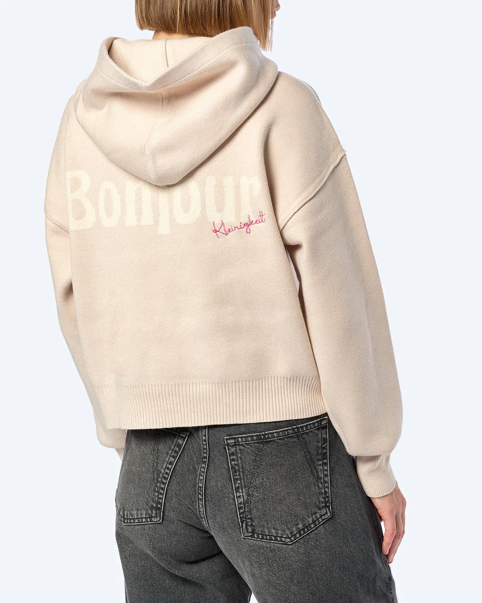 Kleinigkeit Scarknit Johannson Hoodie Beige Kleinigkeit Scarknit Johannson Hoodie Beige