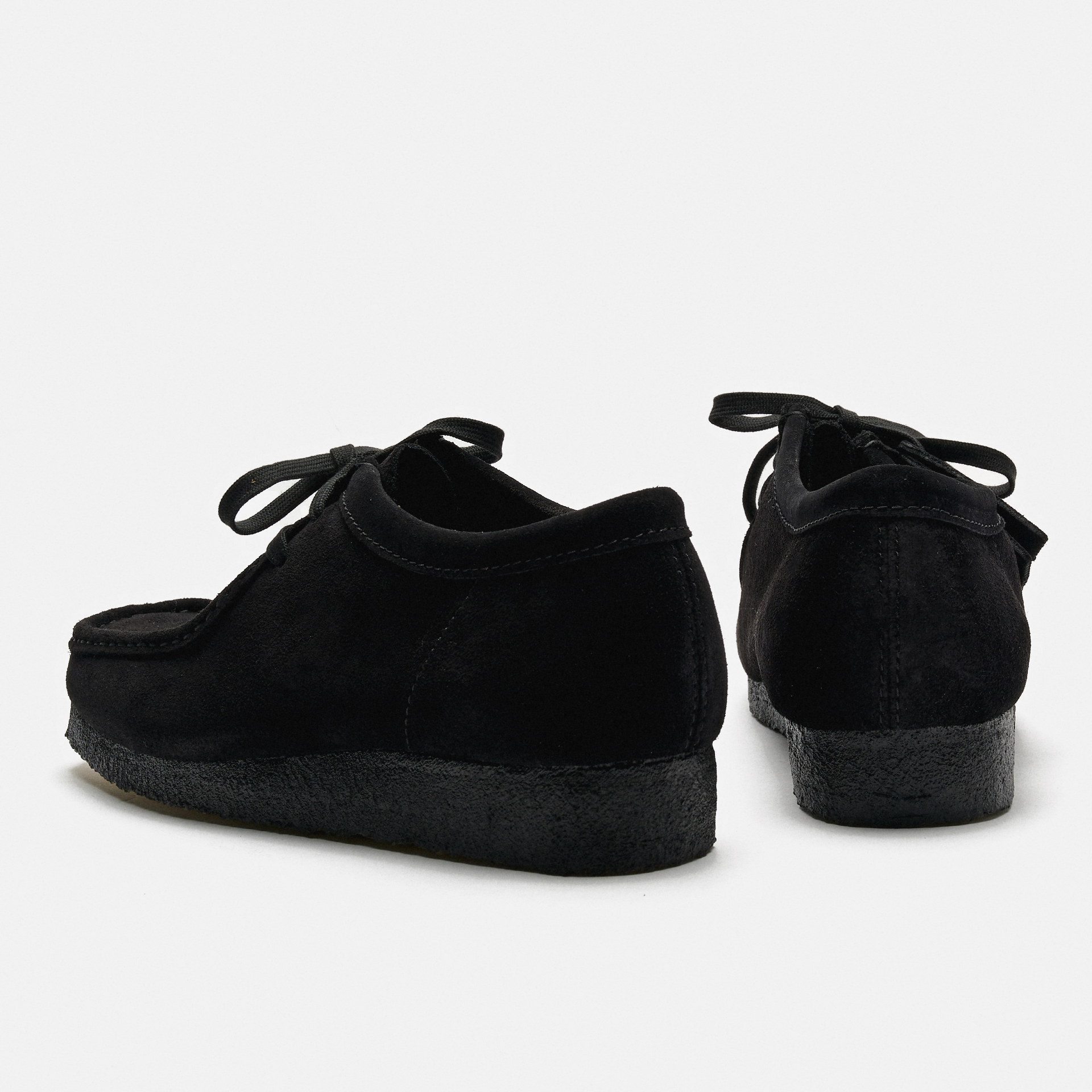 Clarks Men's Wallabee Suede Shoes Black