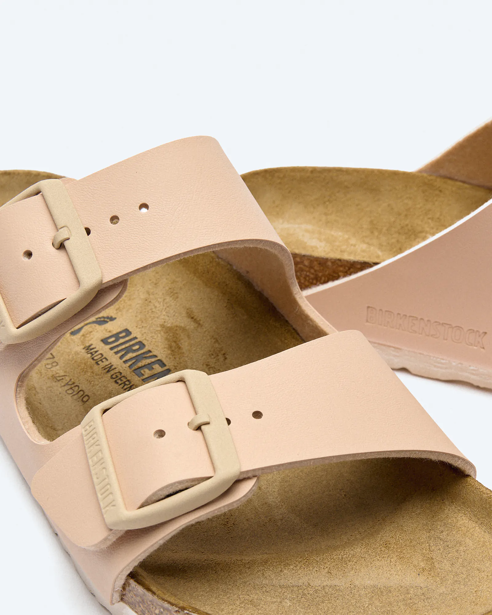 Birkenstock Arizona Narrow Birko Flor Sandals New Beige