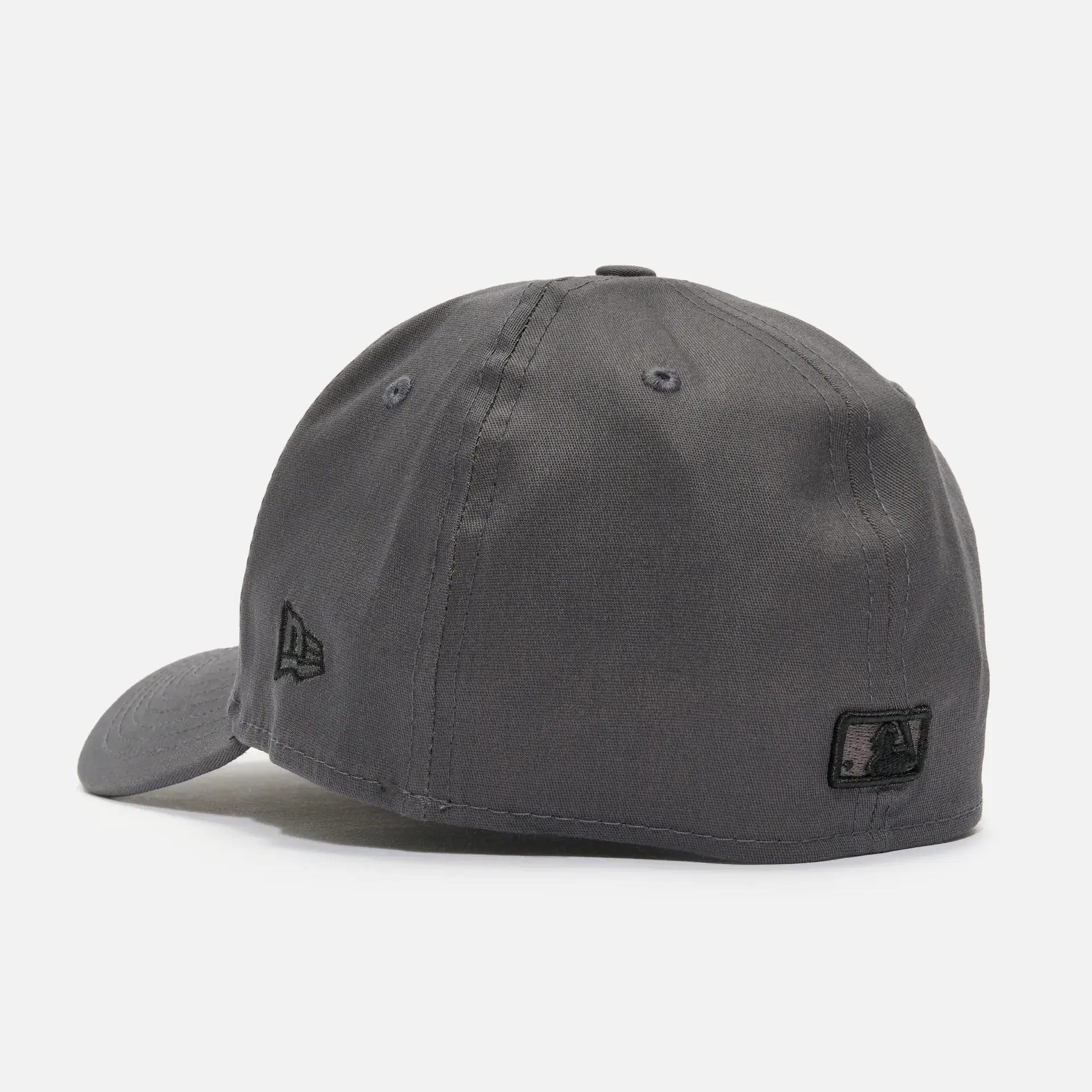 New Era MLB LA Dodgers League Essentail 39Thirty Stretch Fit Cap Grey Heather/Black