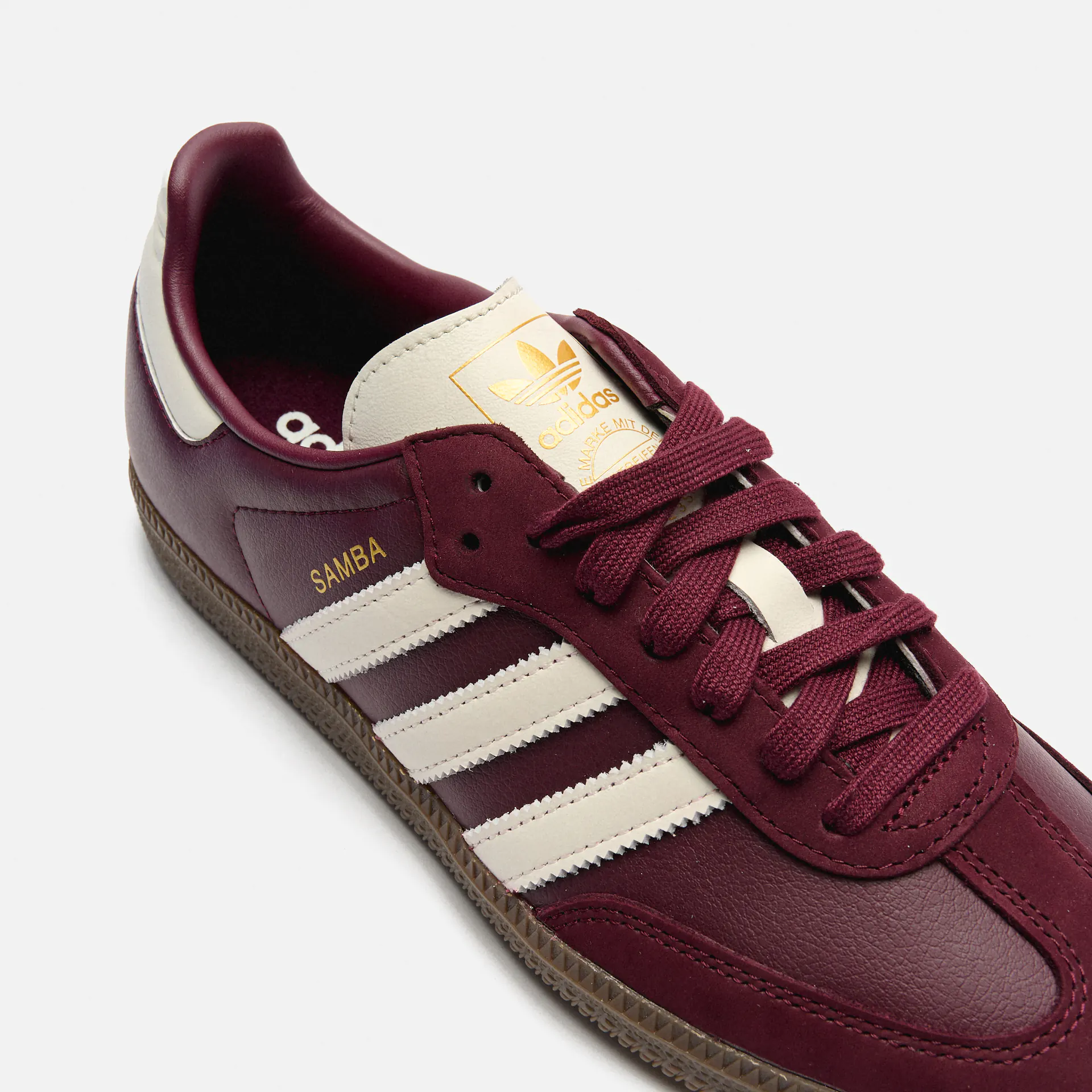 adidas Originals Samba Sneaker OG W Maroon/White/Gum