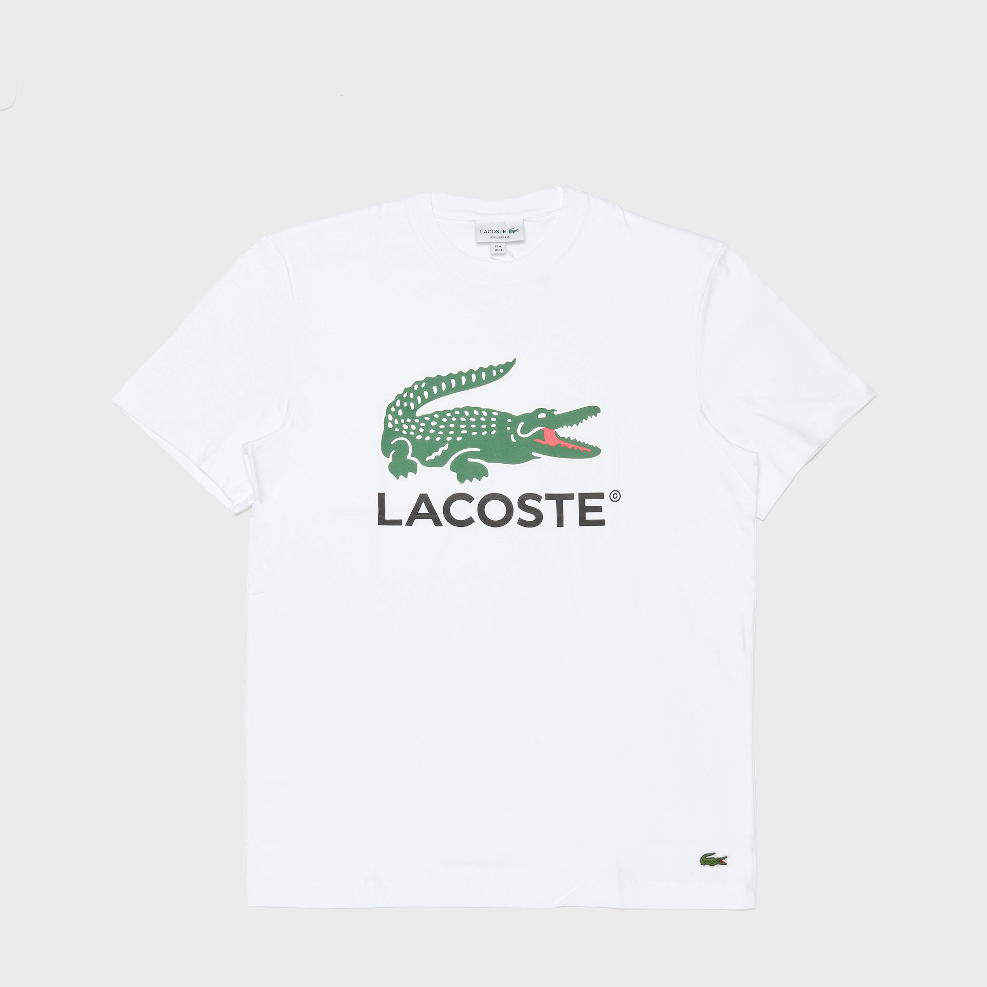 Lacoste Graphic Print Jersey T-Shirt White