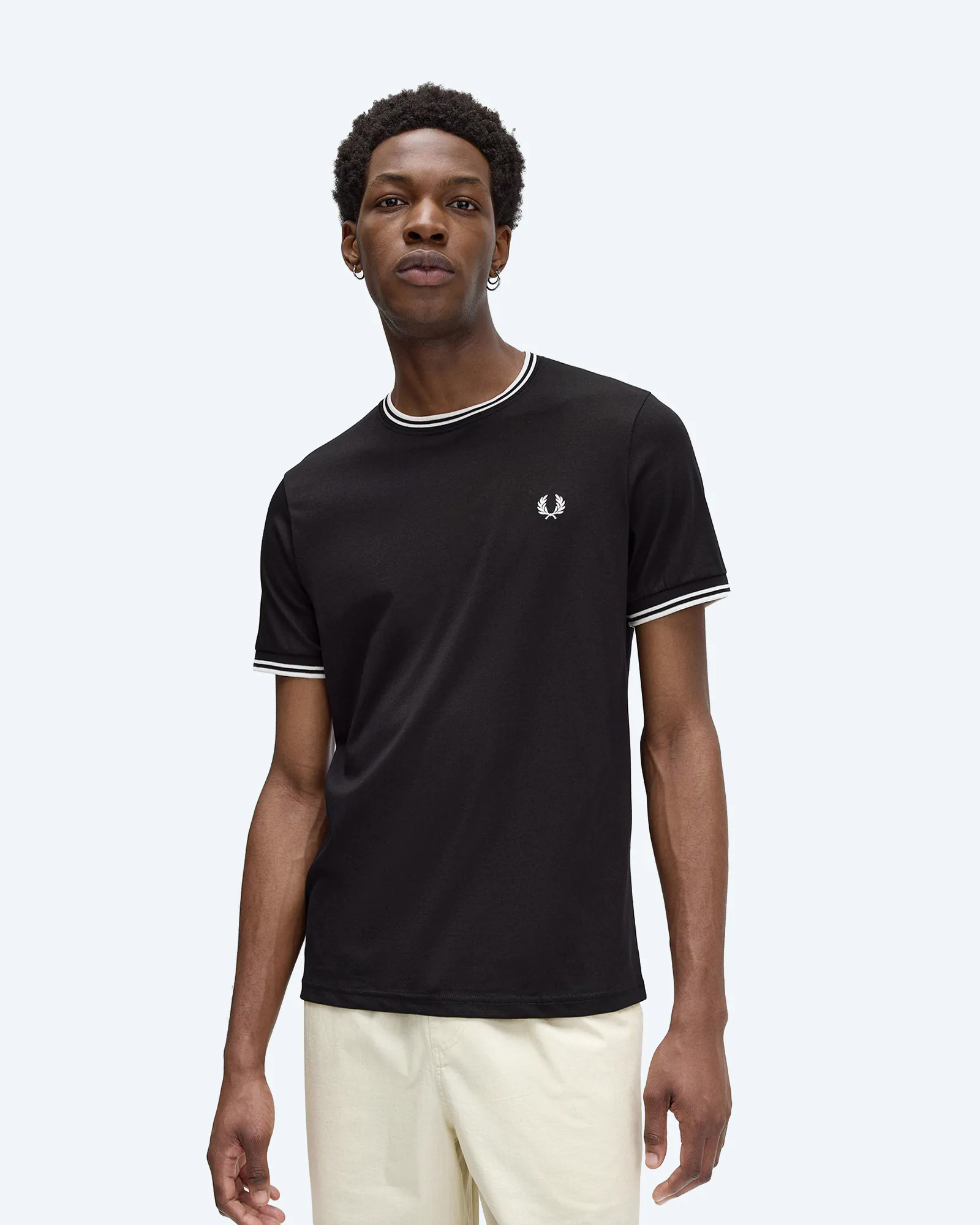 Fred Perry Twin Tipped T-Shirt Black
