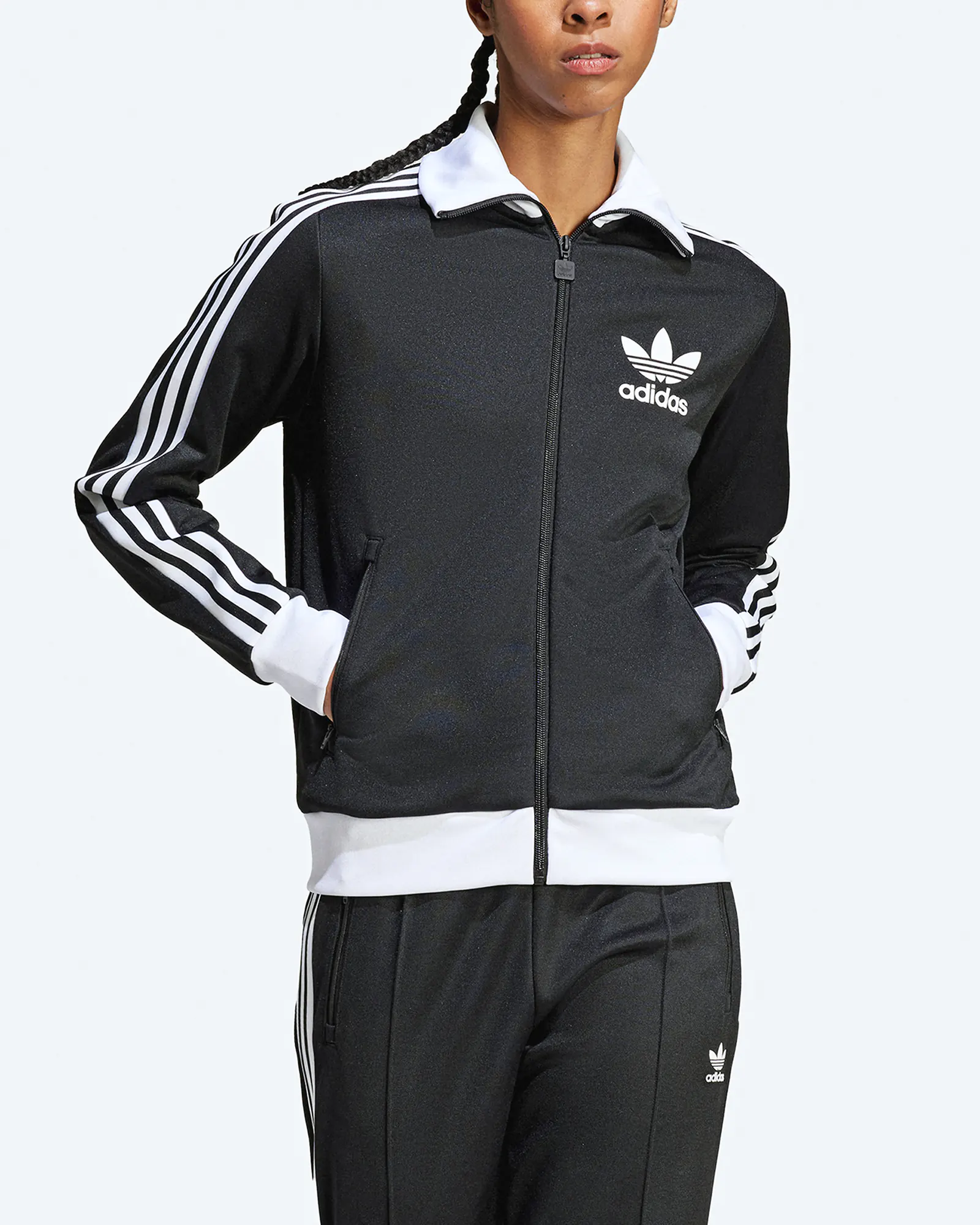 adidas Originals Beckenbauer Track Jacket Black/White adidas Originals Beckenbauer Track Jacket Black/White