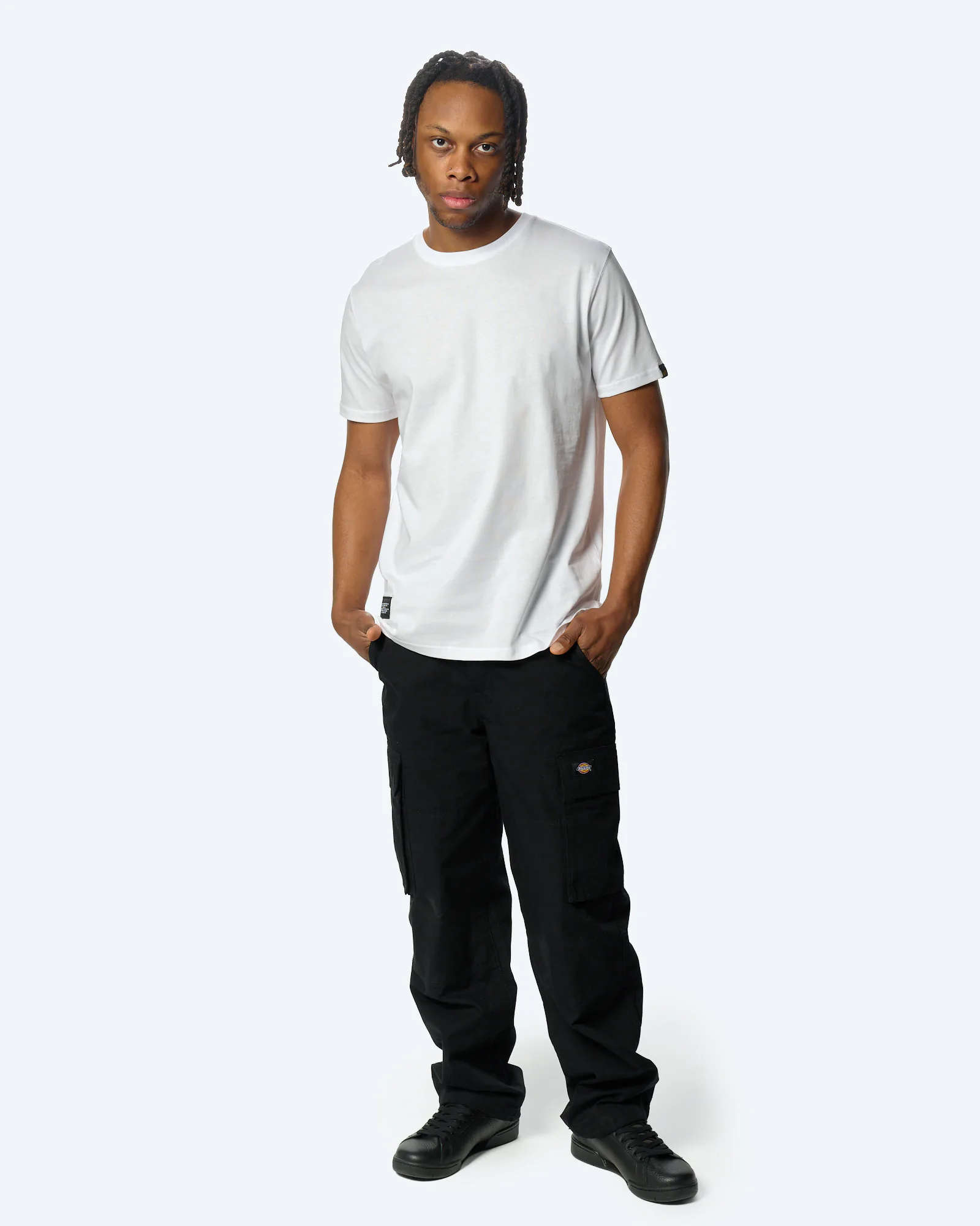 Alpha Industries Basic Label Backprint T-Shirt White