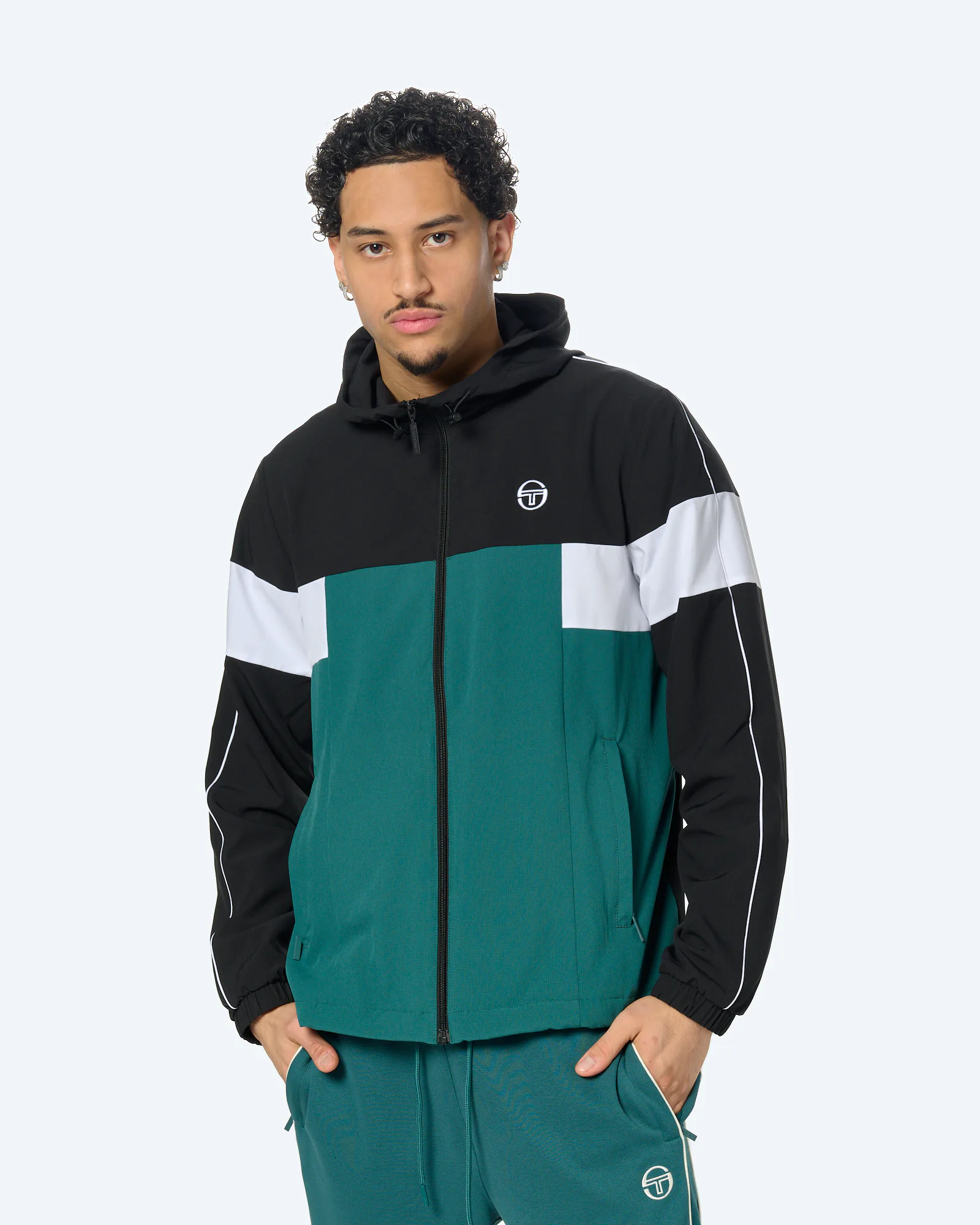 Sergio Tacchini Caspio Track Jacket Black