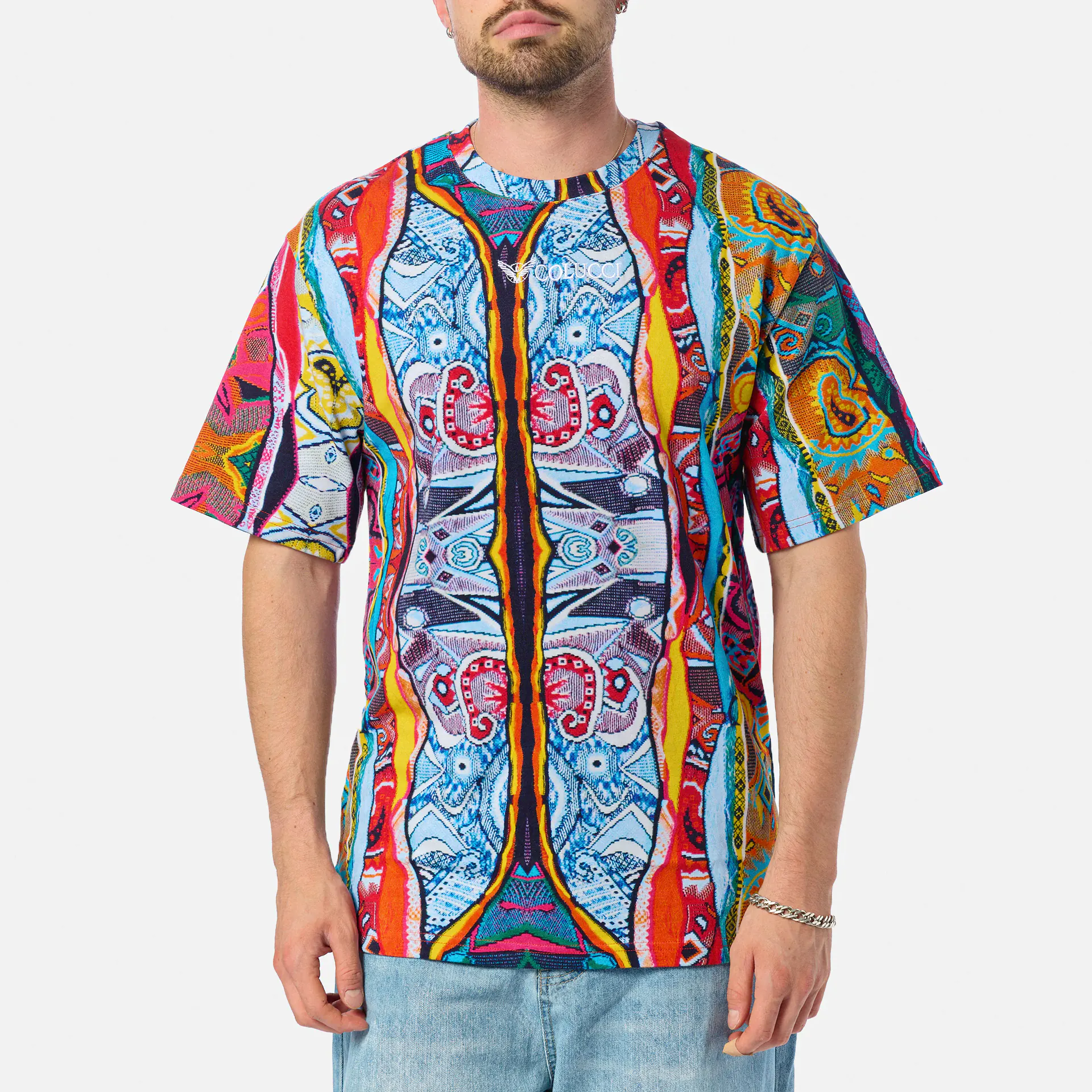 Colucci Crew Neck T-Shirt Printed AOP Multi
