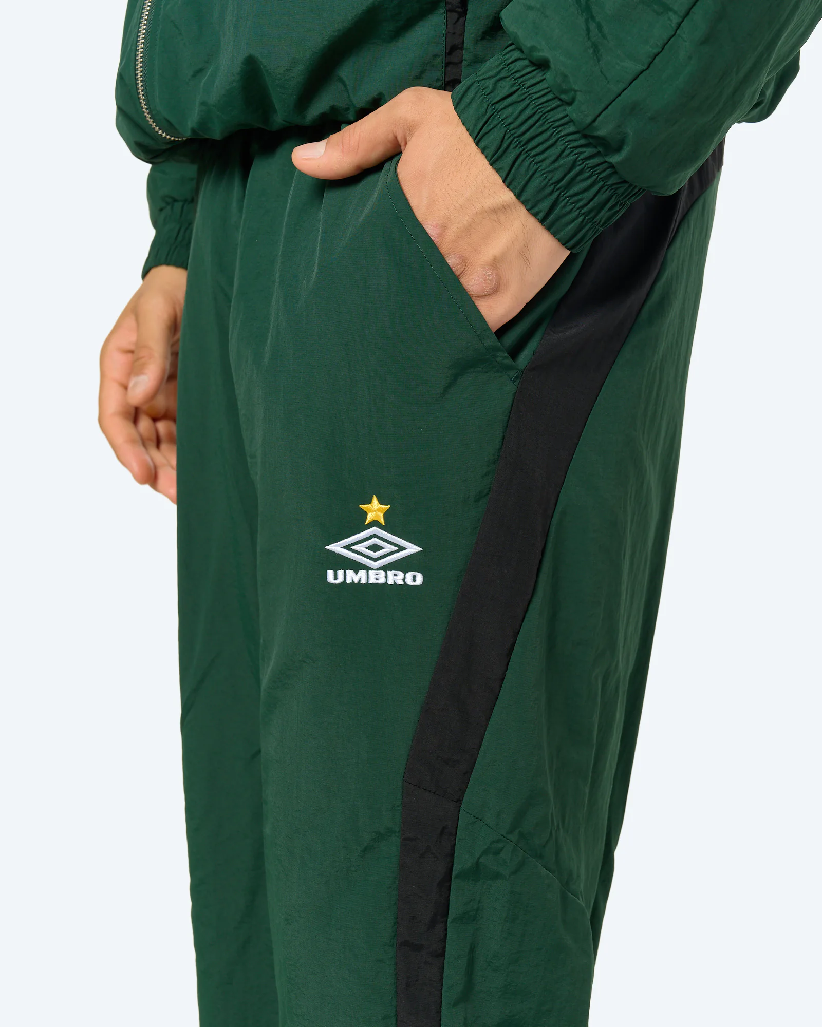 Relaxed Track Pant Pine Grove/Black