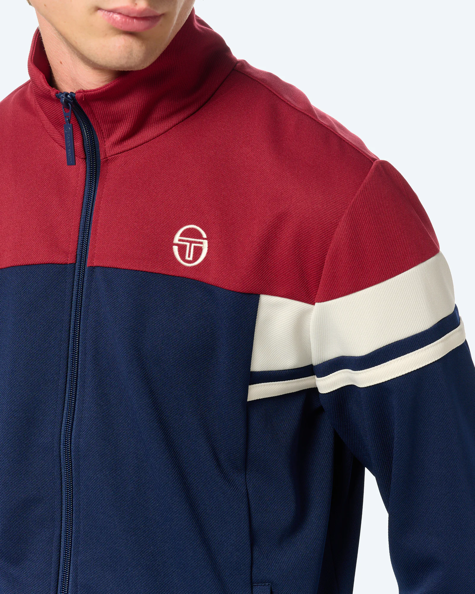 Camarindo  Track Jacket Navy/Tibetan Red