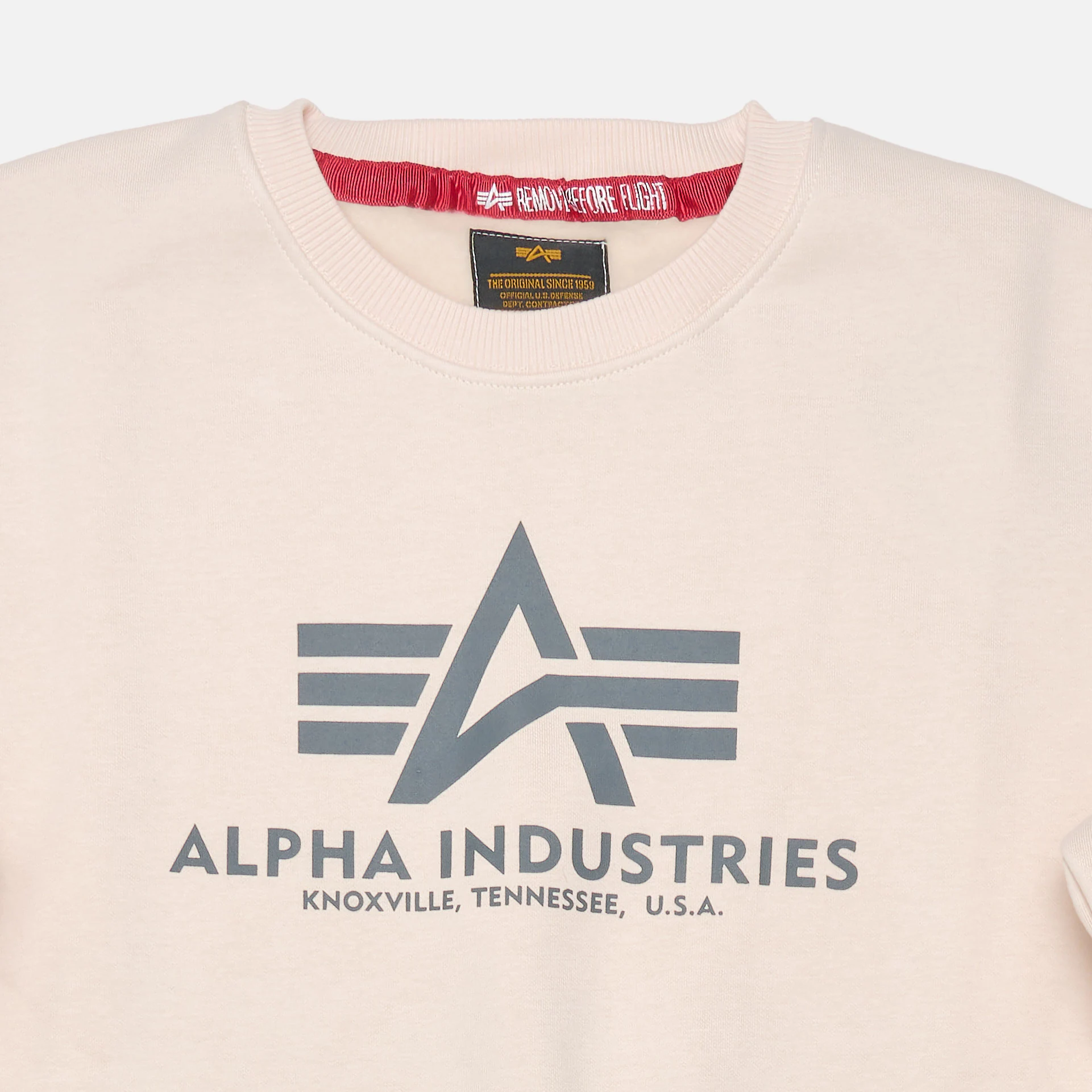 Alpha Industries Basic Sweatshirt Jet Stream White