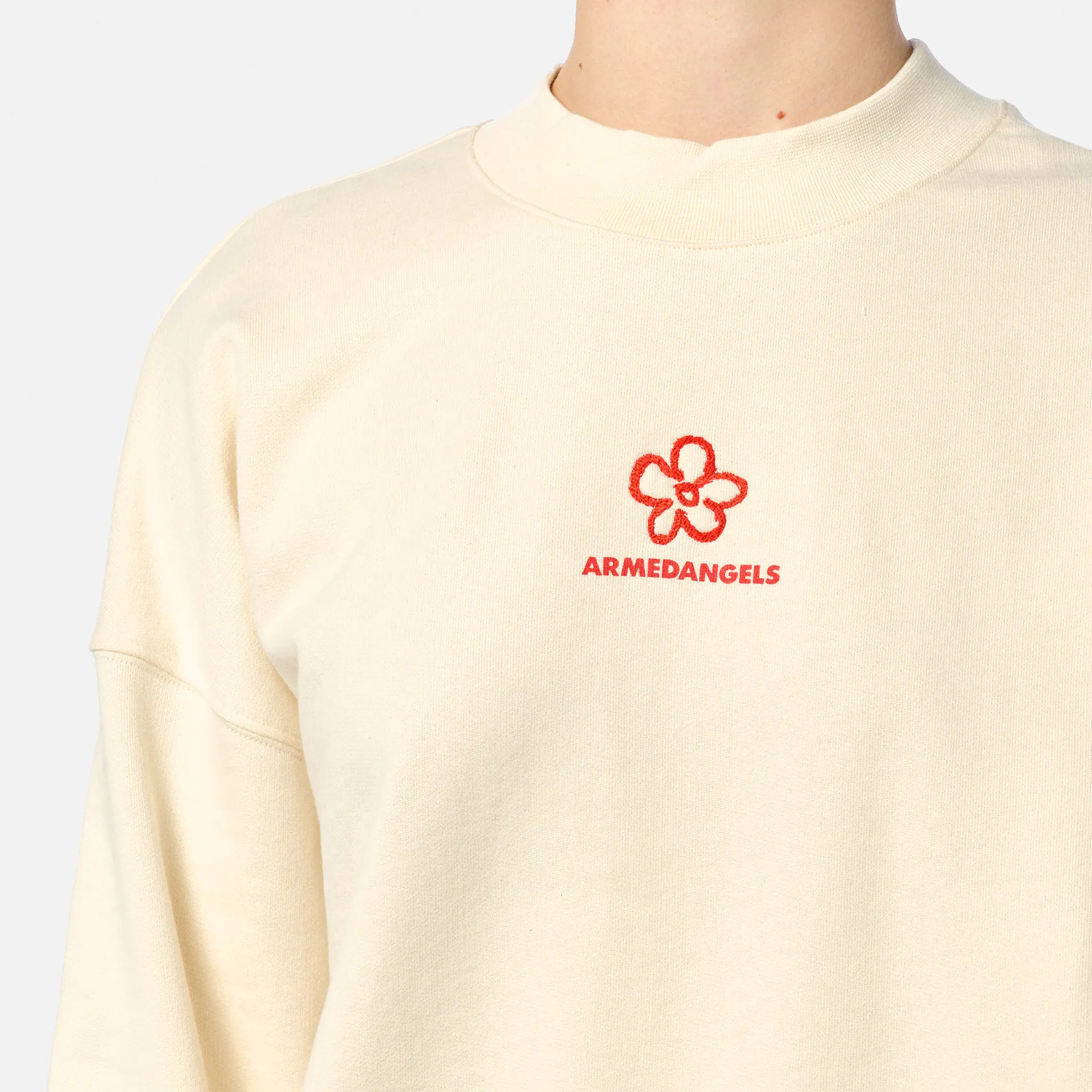 ARMEDANGELS ALIZAA FLOWER Sweatshirts Undyed