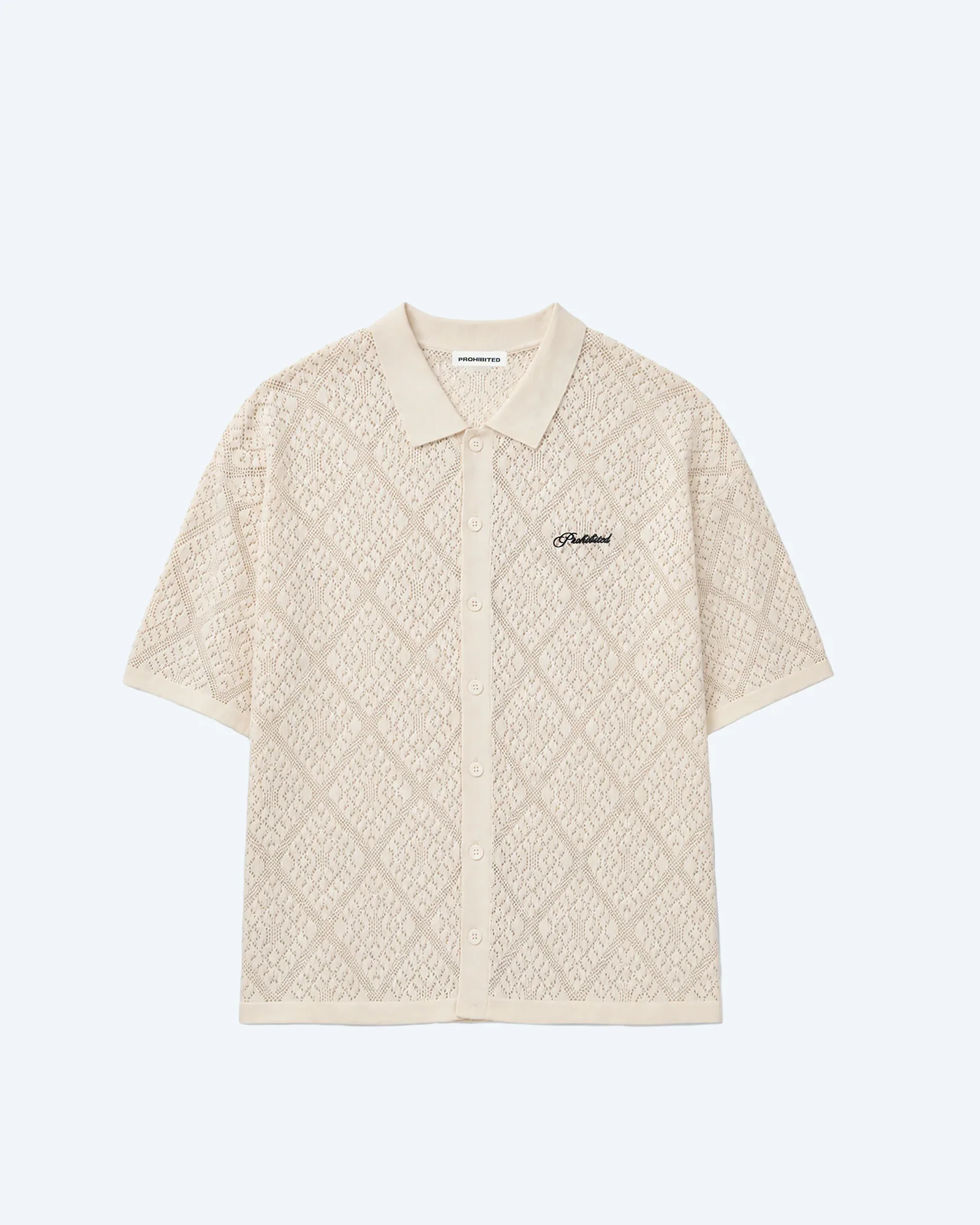 Silent Bay Lace Shirt White