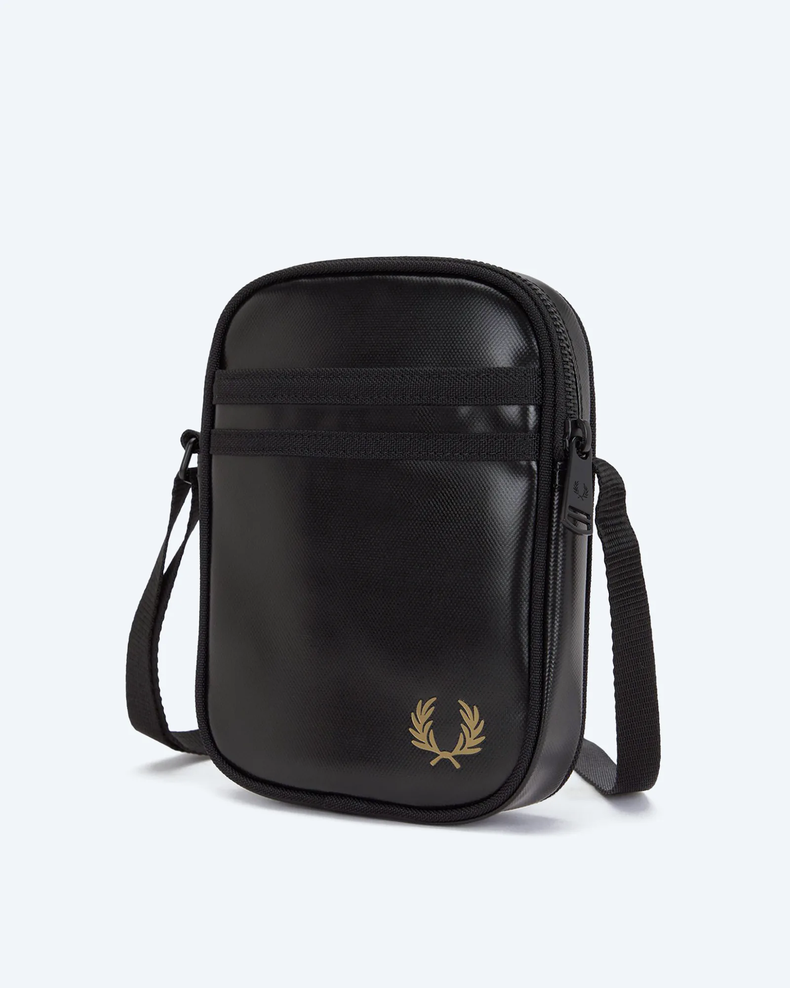 Fred Perry Tonal Classic Small Side Bag Black/Gold