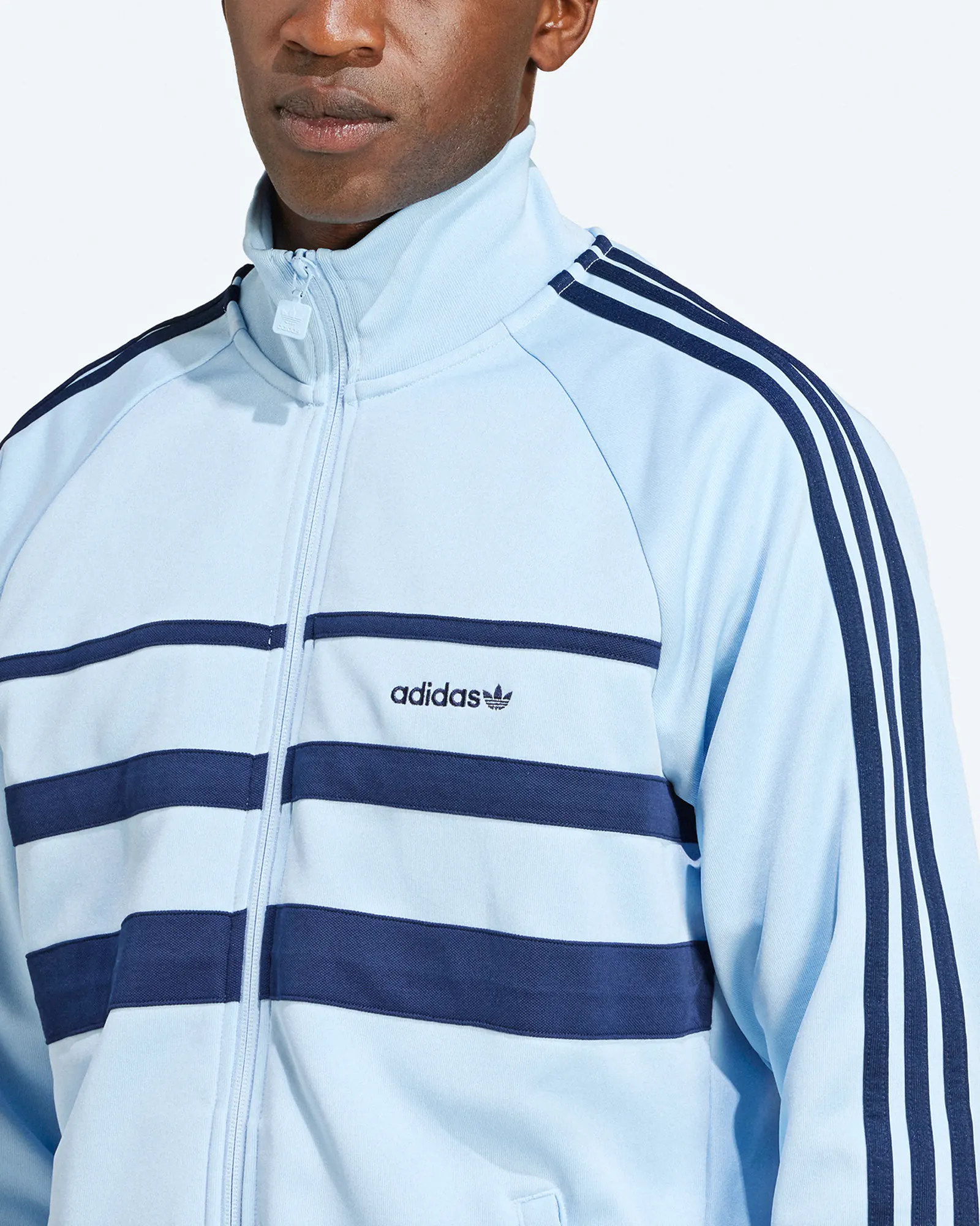 adidas Originals The First Track Jacket Sky/Indigo adidas Originals The First Track Jacket Sky/Indigo