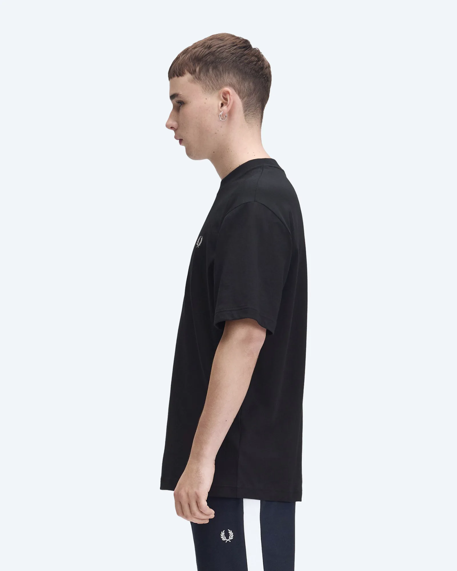 Reflective Laurel Wreath T-Shirt Black