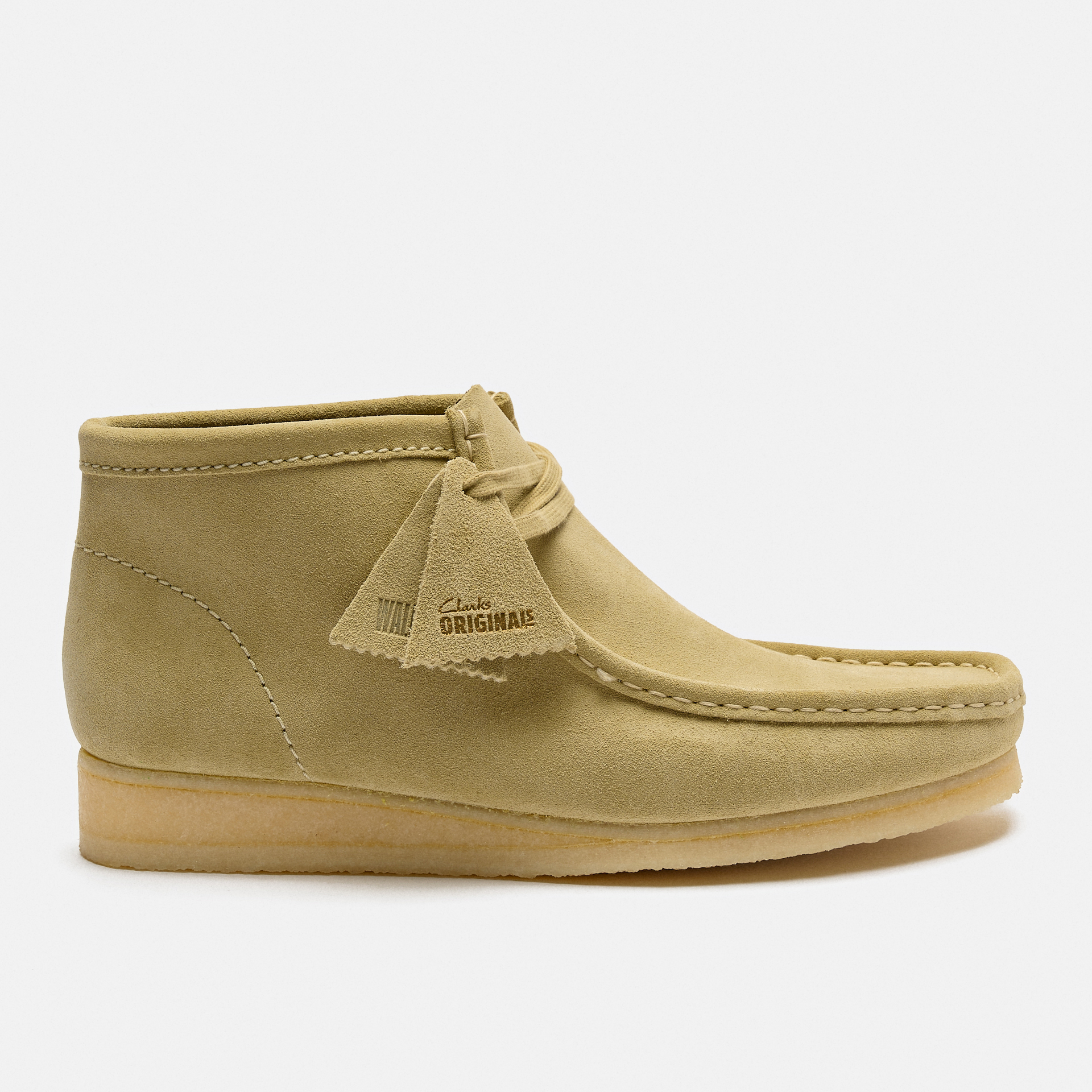 Clarks Men's Wallabee Suede Boots Maple