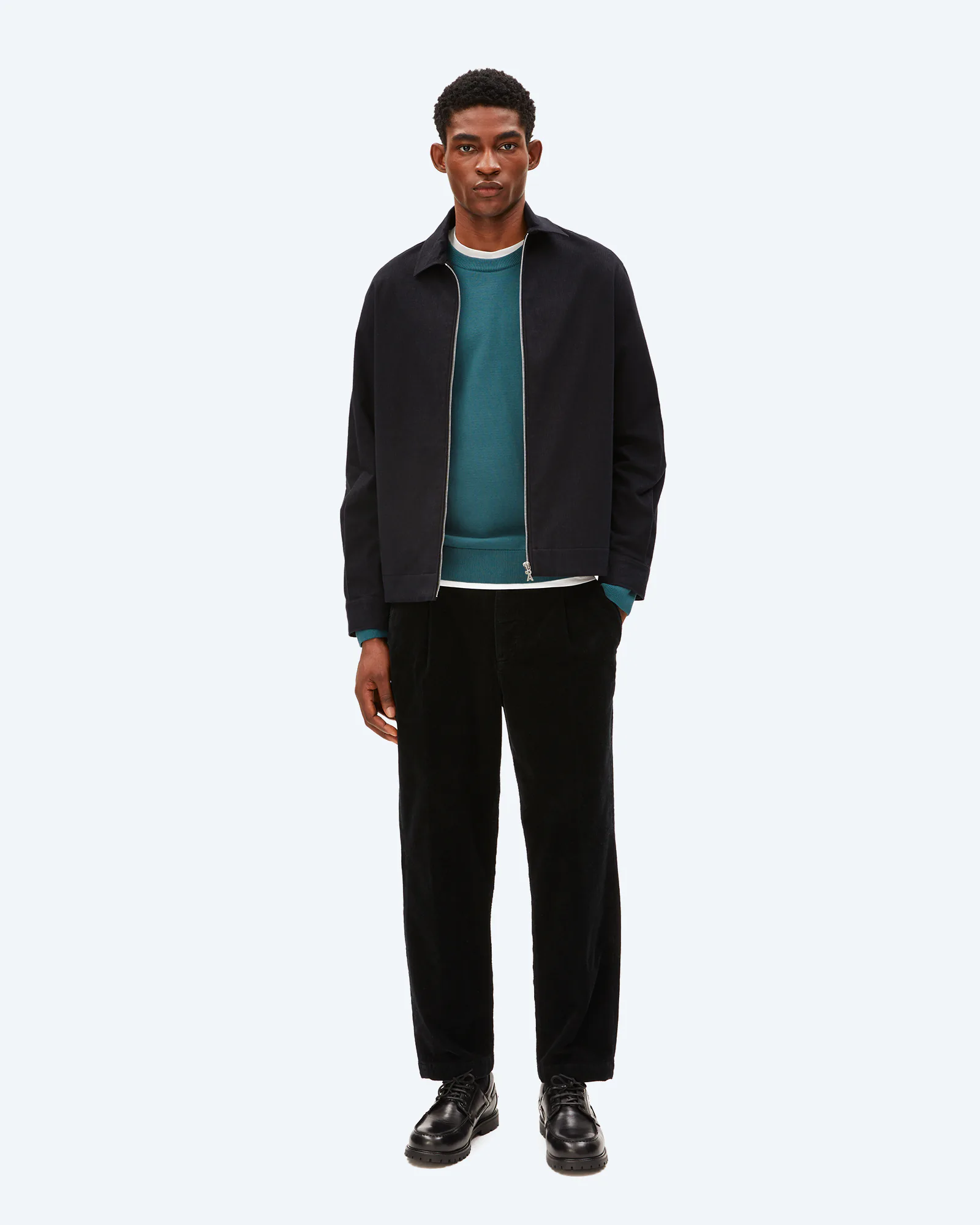 Structure Zip Jacket Black