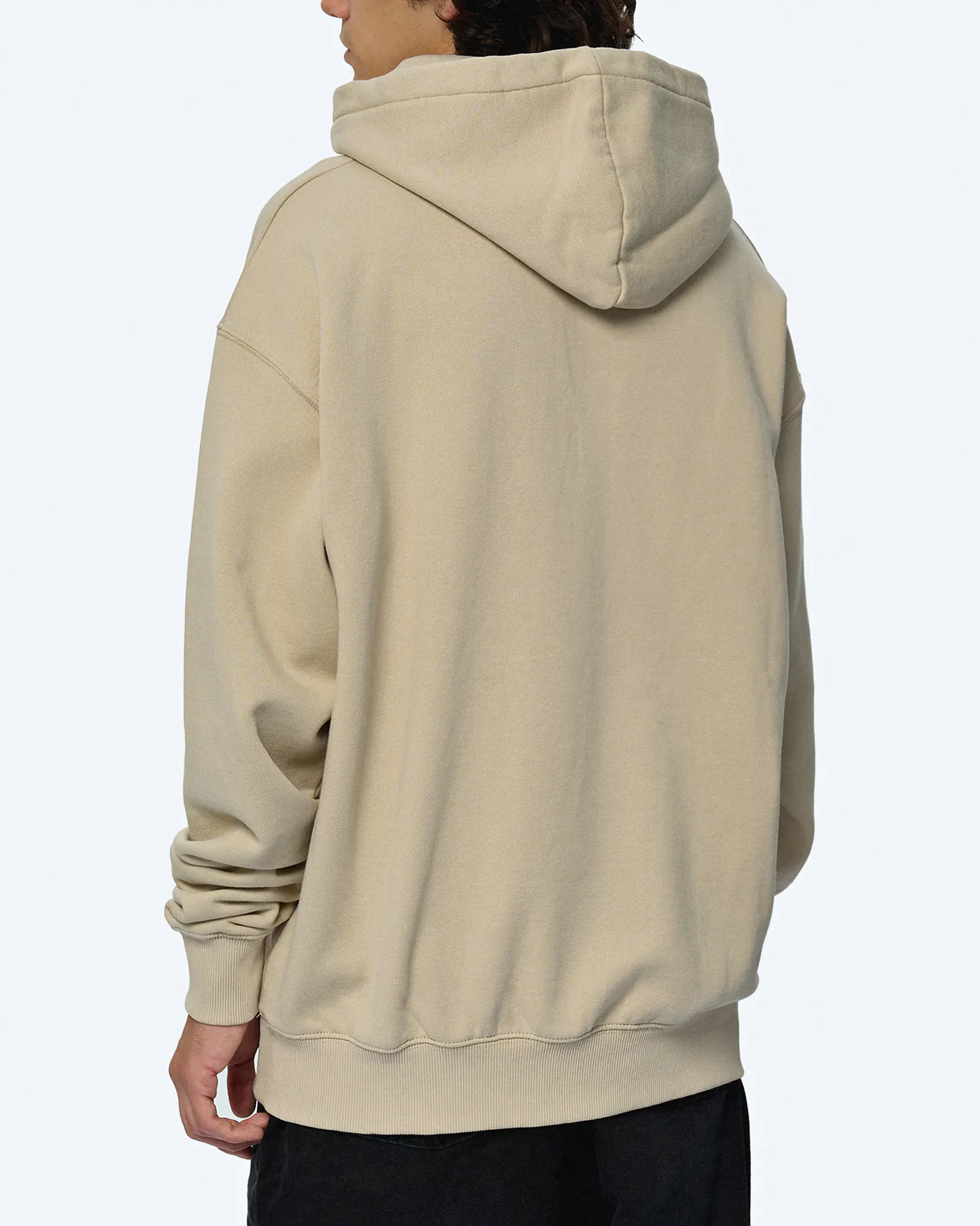 PEGADOR Alden Oversized Hoodie Washed Light Beige