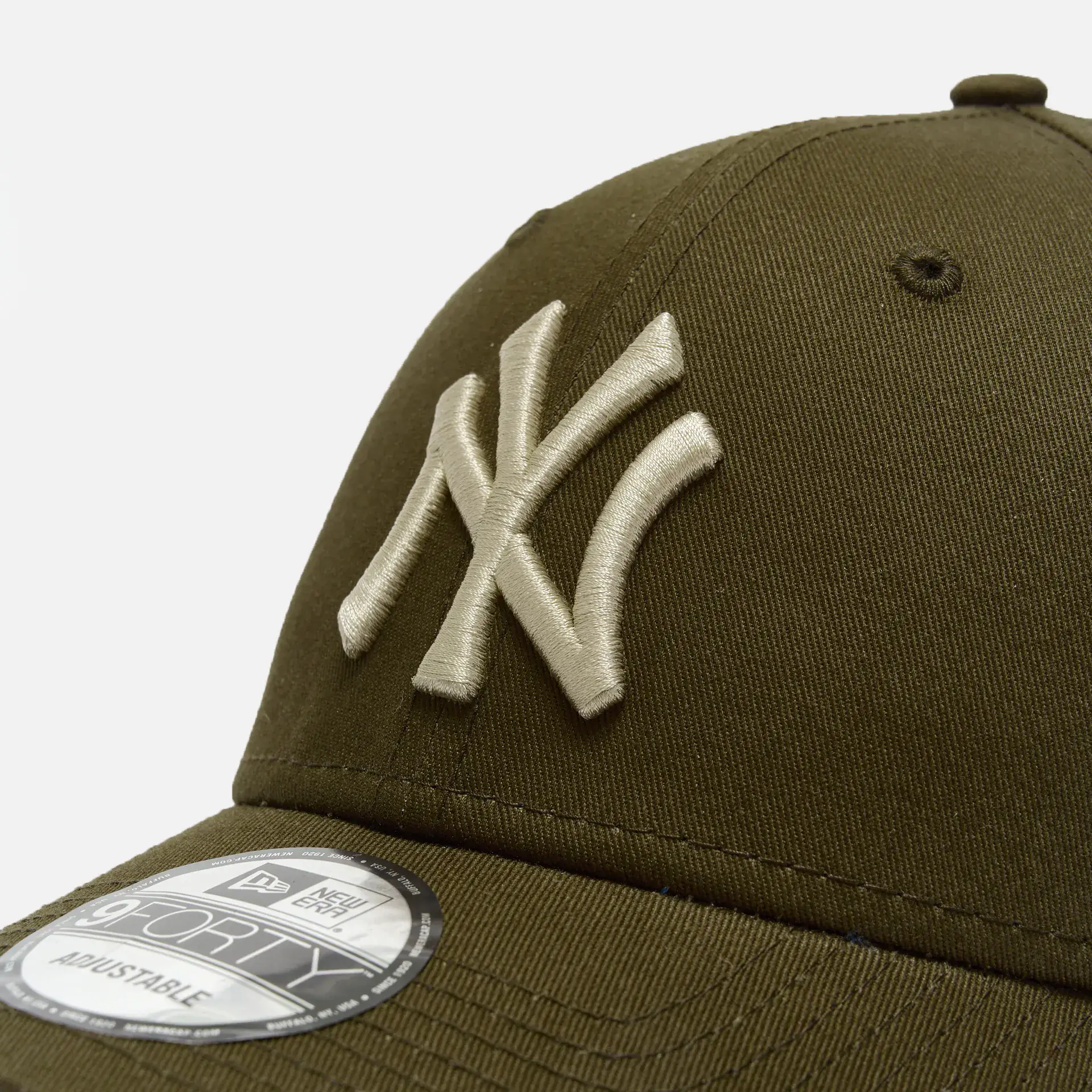New Era MLB NY Yankees League Essential 9Forty Strapback Cap Brown/Stone
