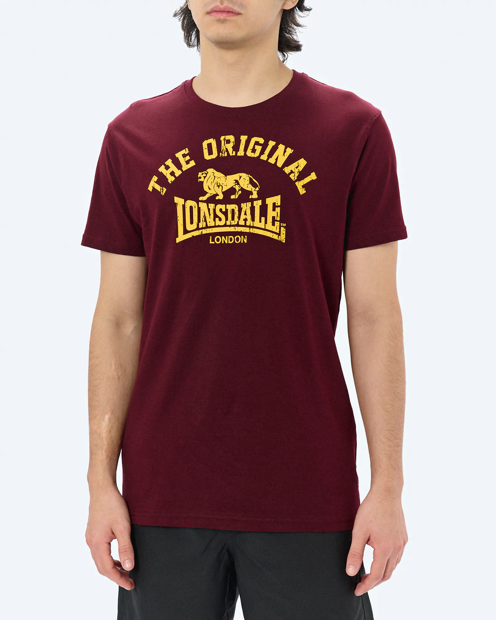 Lonsdale ORIGINAL T-Shirt Vintage Oxblood Lonsdale ORIGINAL T-Shirt Vintage Oxblood