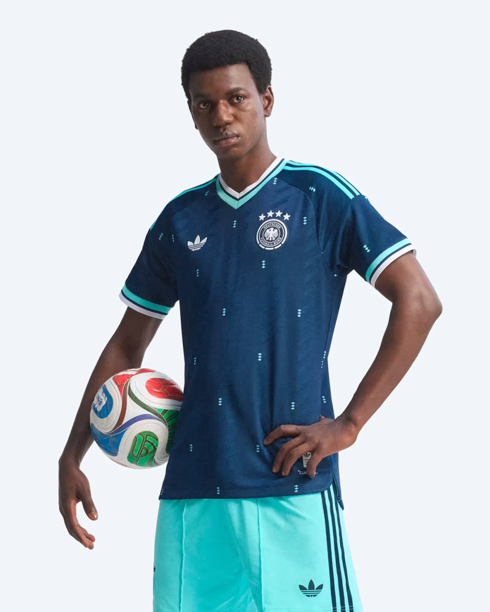 DFB Germany 26 Away Authentic Jersey Navy