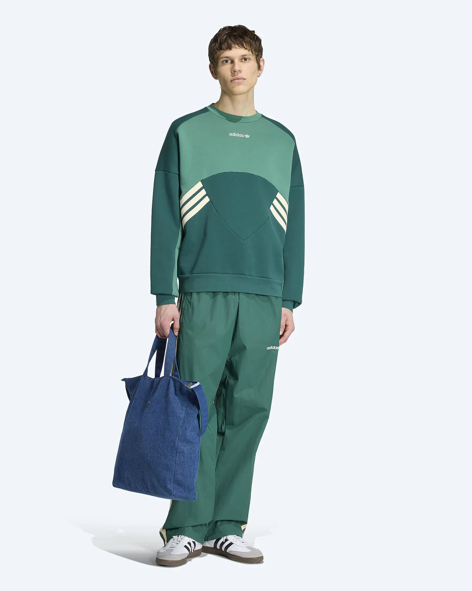 Cutline Crewneck Sweatshirt Collegiate Green