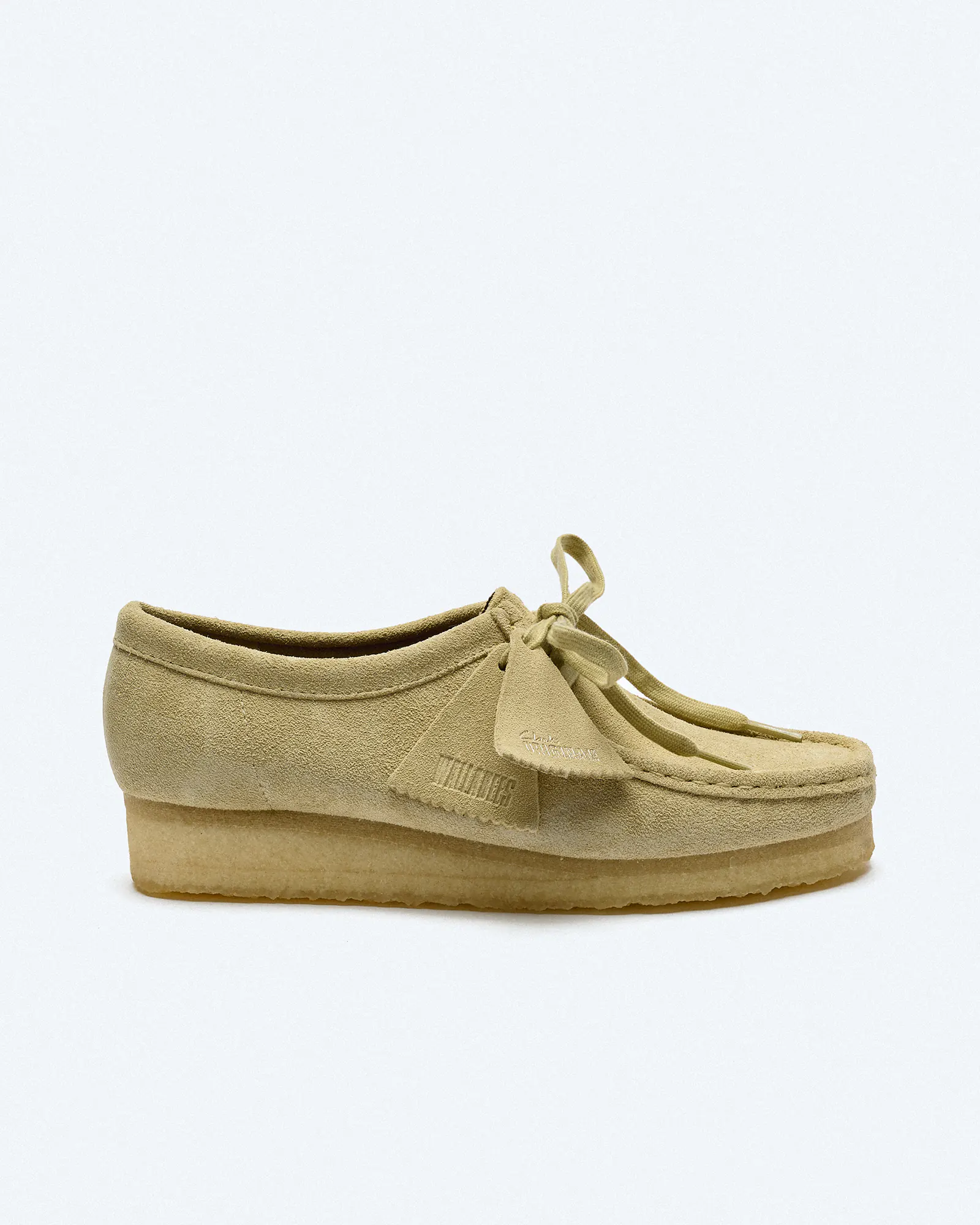 Clarks Women's Wallabee Suede Shoes Maple