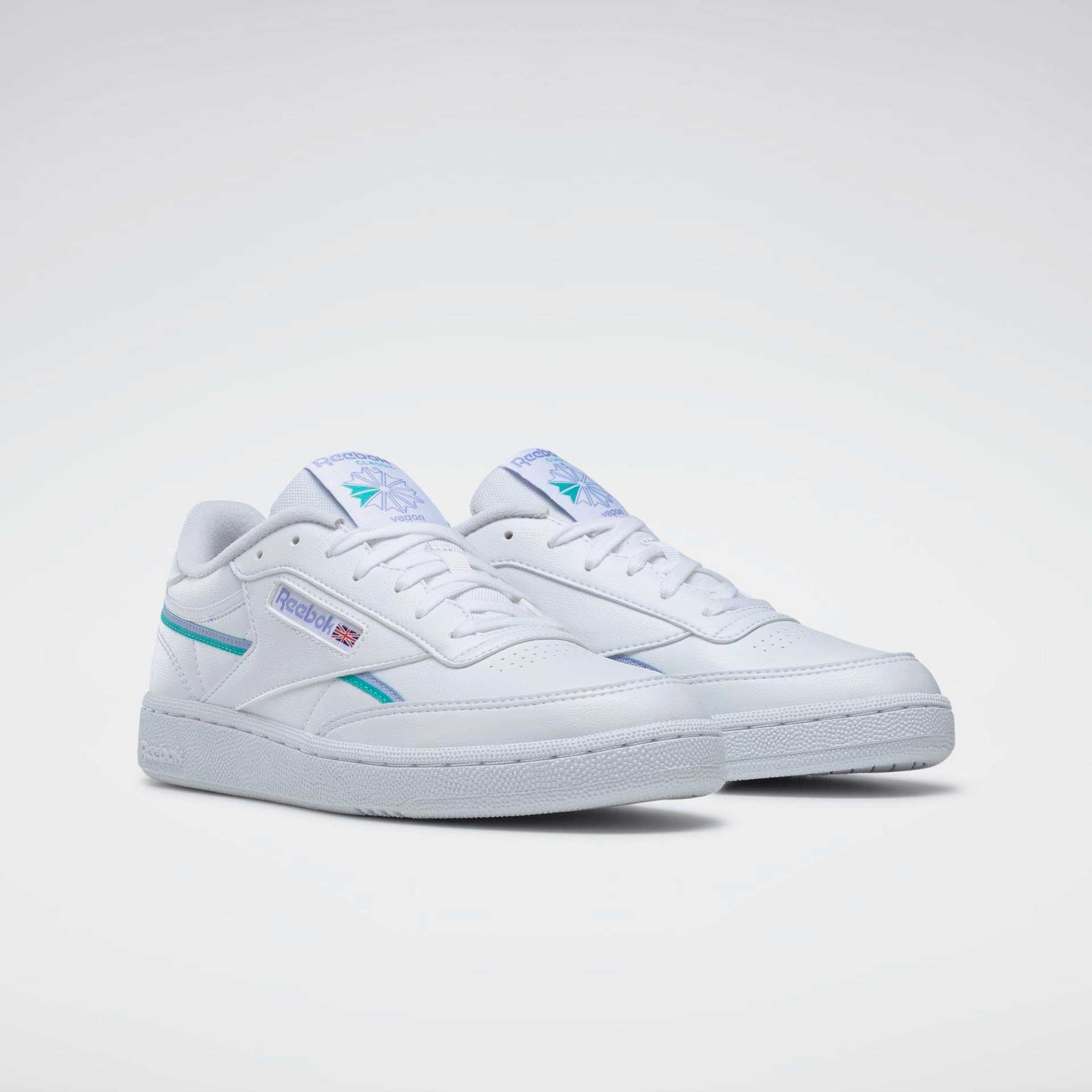 Reebok Club C 85 Sneaker Cloud White / Lilac Glow / Classic Teal