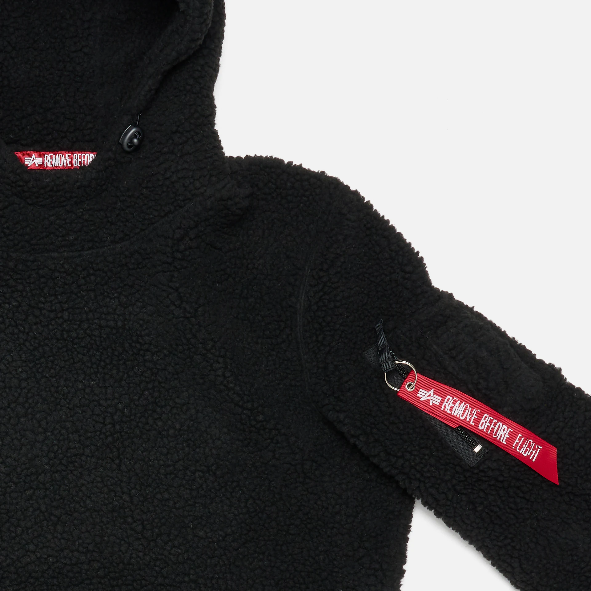 Alpha Industries Teddy Hoody Black
