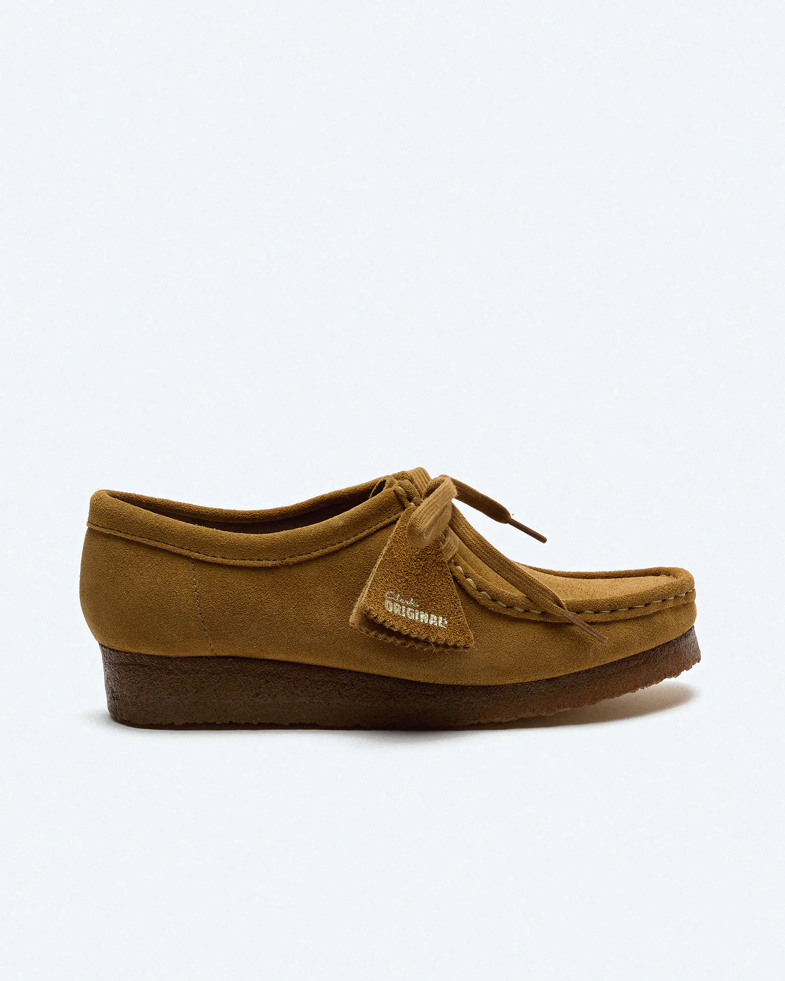Clarks Women's Wallabee Suede Shoes Cola