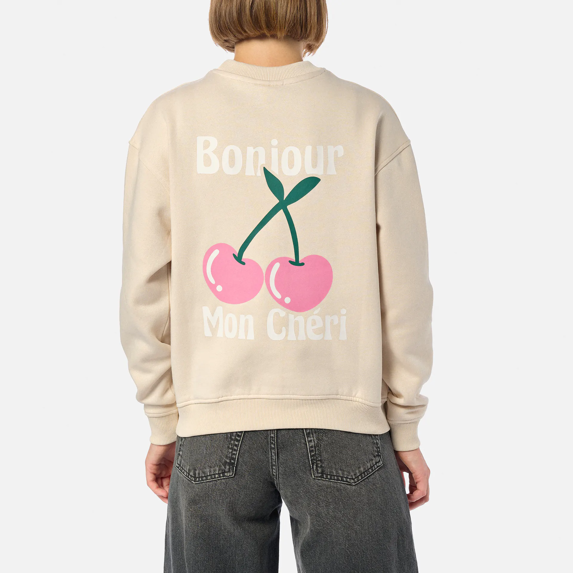 Kleinigkeit Bonjour Swädder Sweatshirt Beige