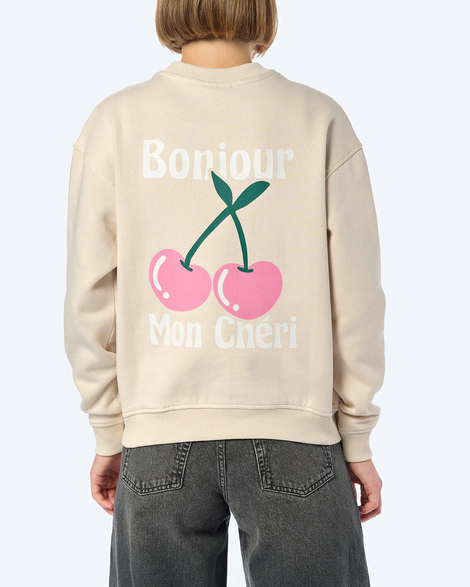 Kleinigkeit Bonjour Swädder Sweatshirt Beige Kleinigkeit Bonjour Swädder Sweatshirt Beige