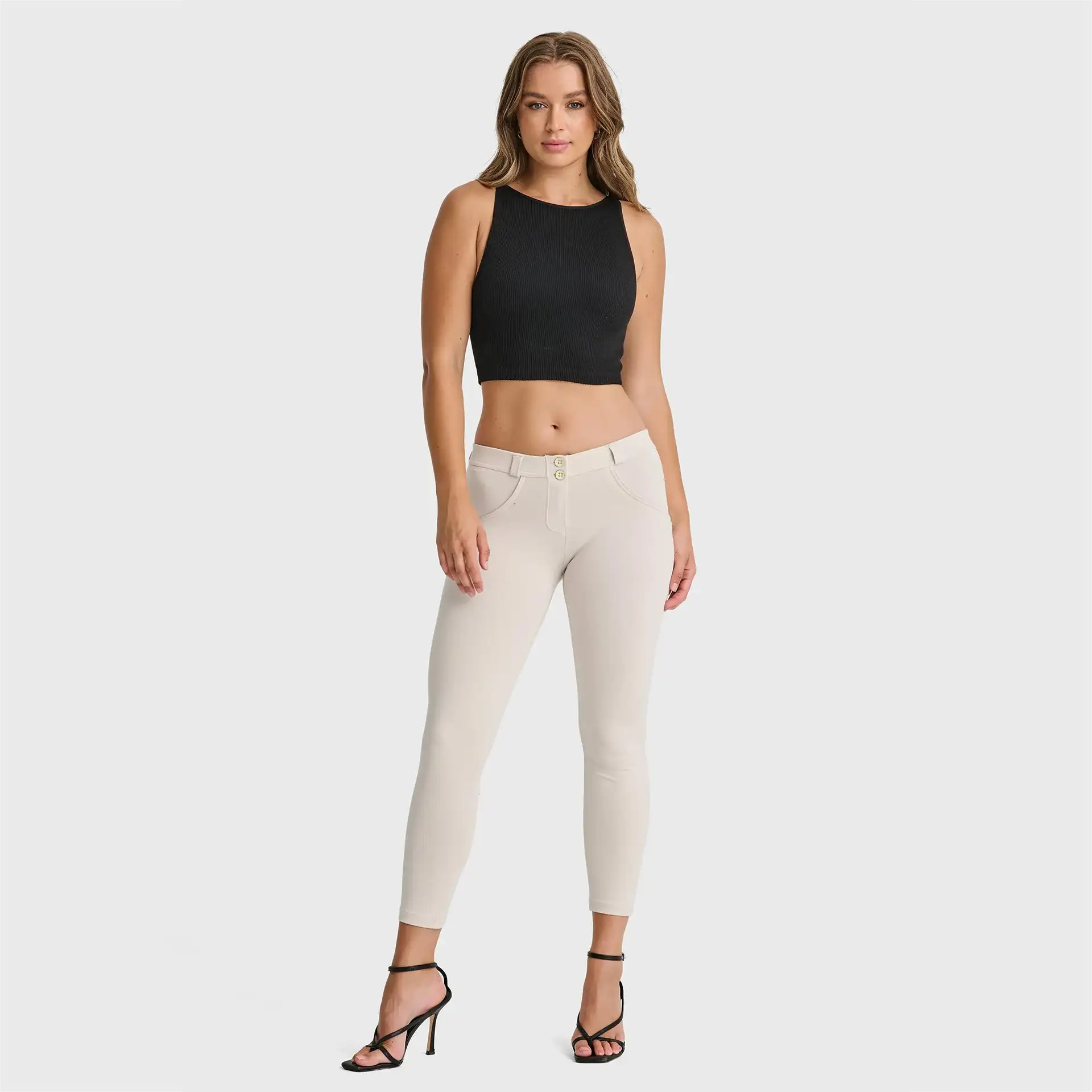 Freddy WR.UP® Regular Waist Superskinny 7/8 Pants Moonbeam