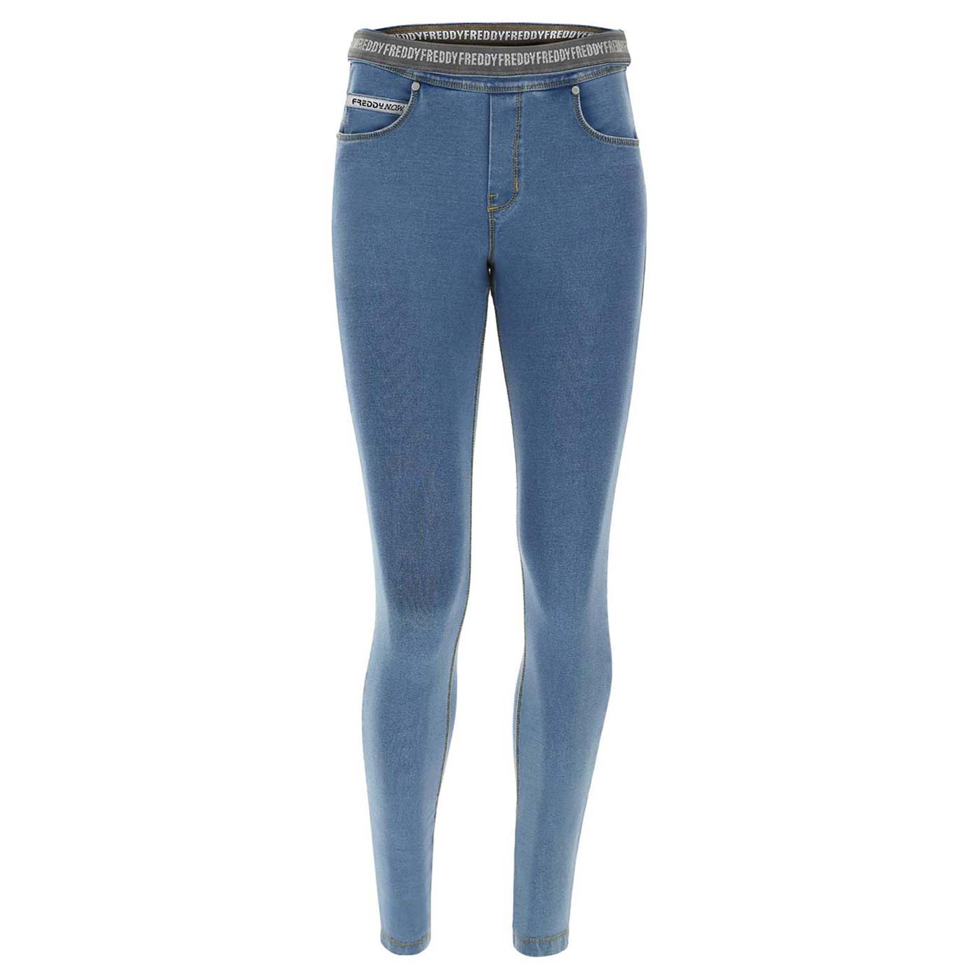 Freddy N.O.W. Yoga Mid Waist Skinny Pant Blue
