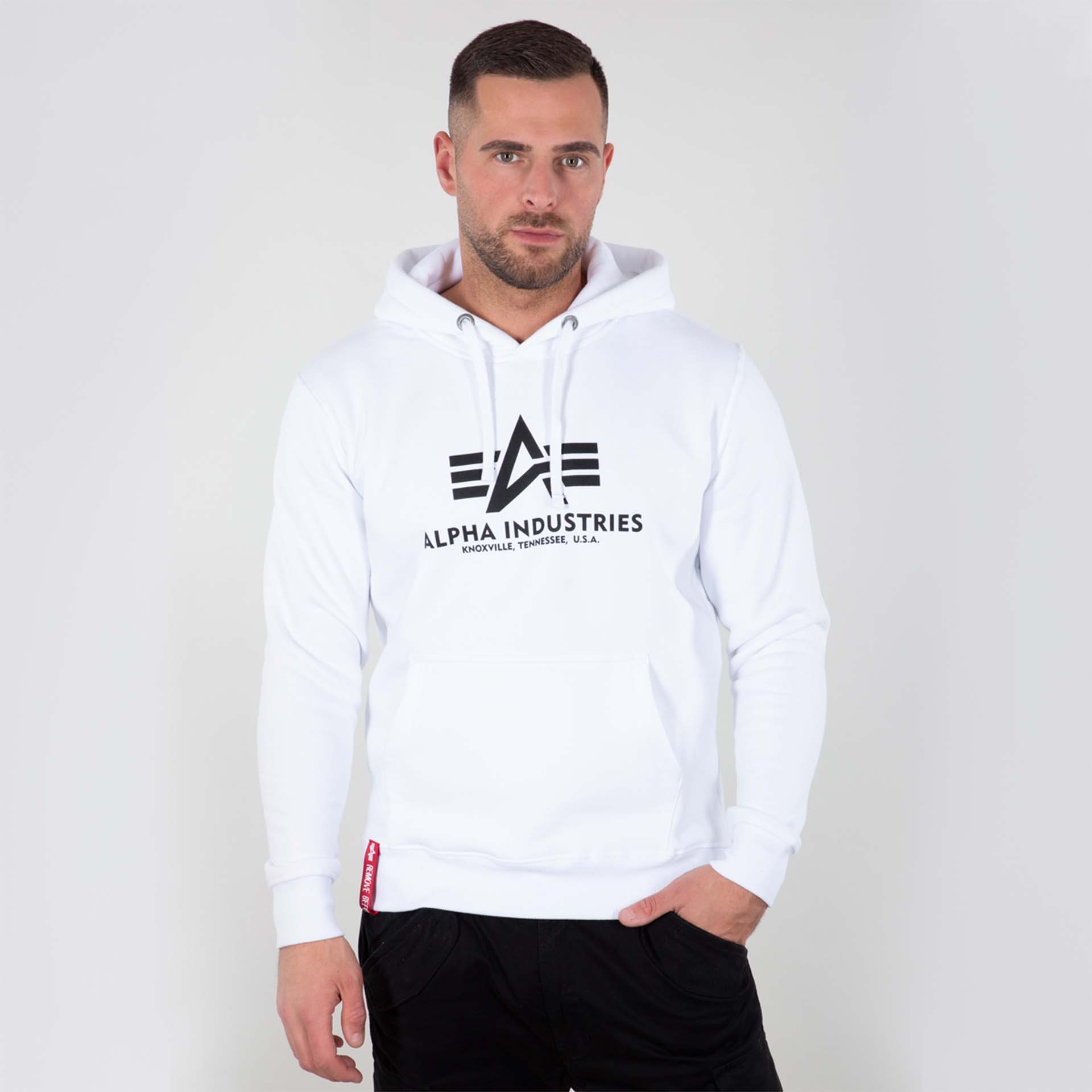 Alpha Industries Basic Hoody White