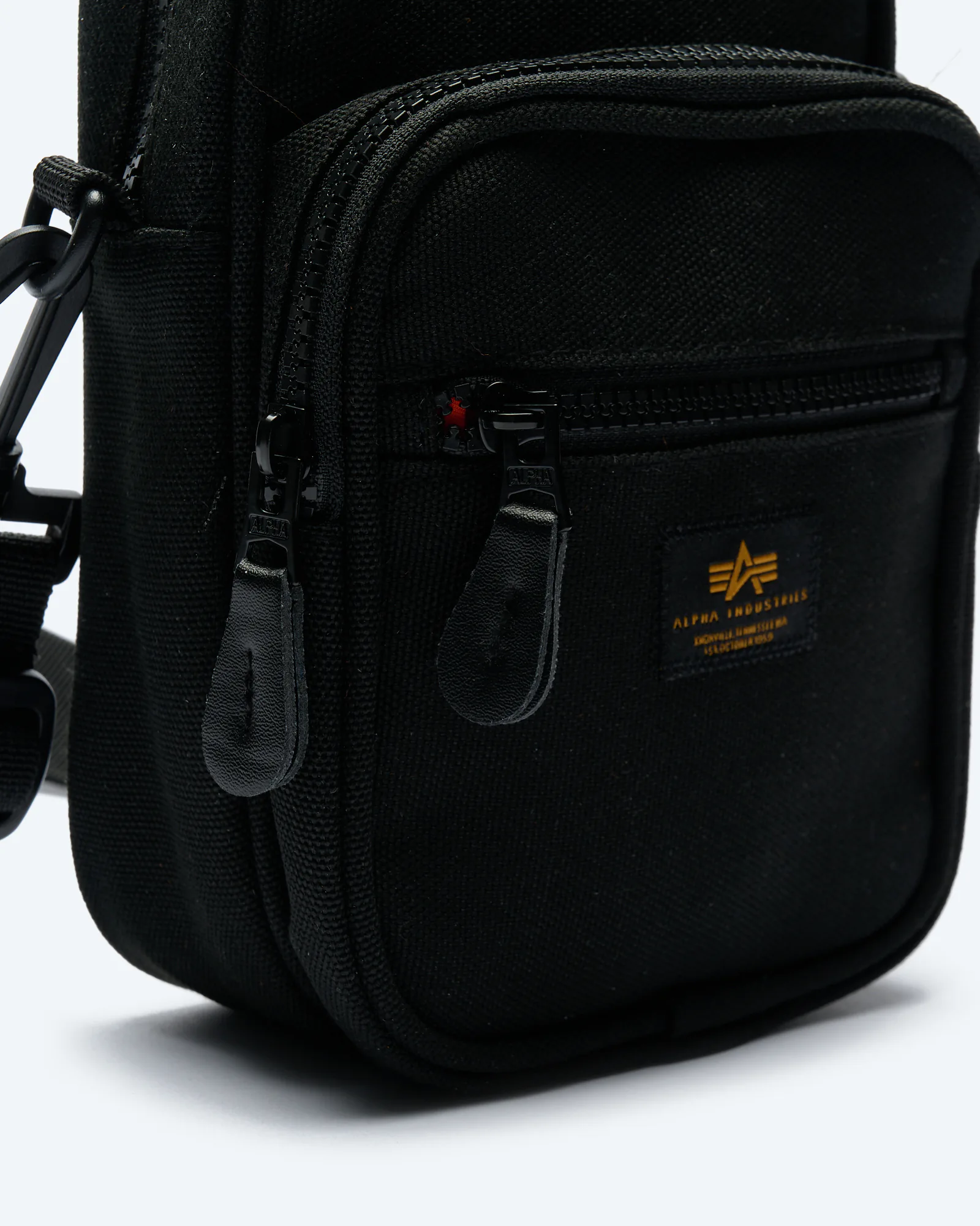 Alpha Industries Label Messenger Small Bag Black