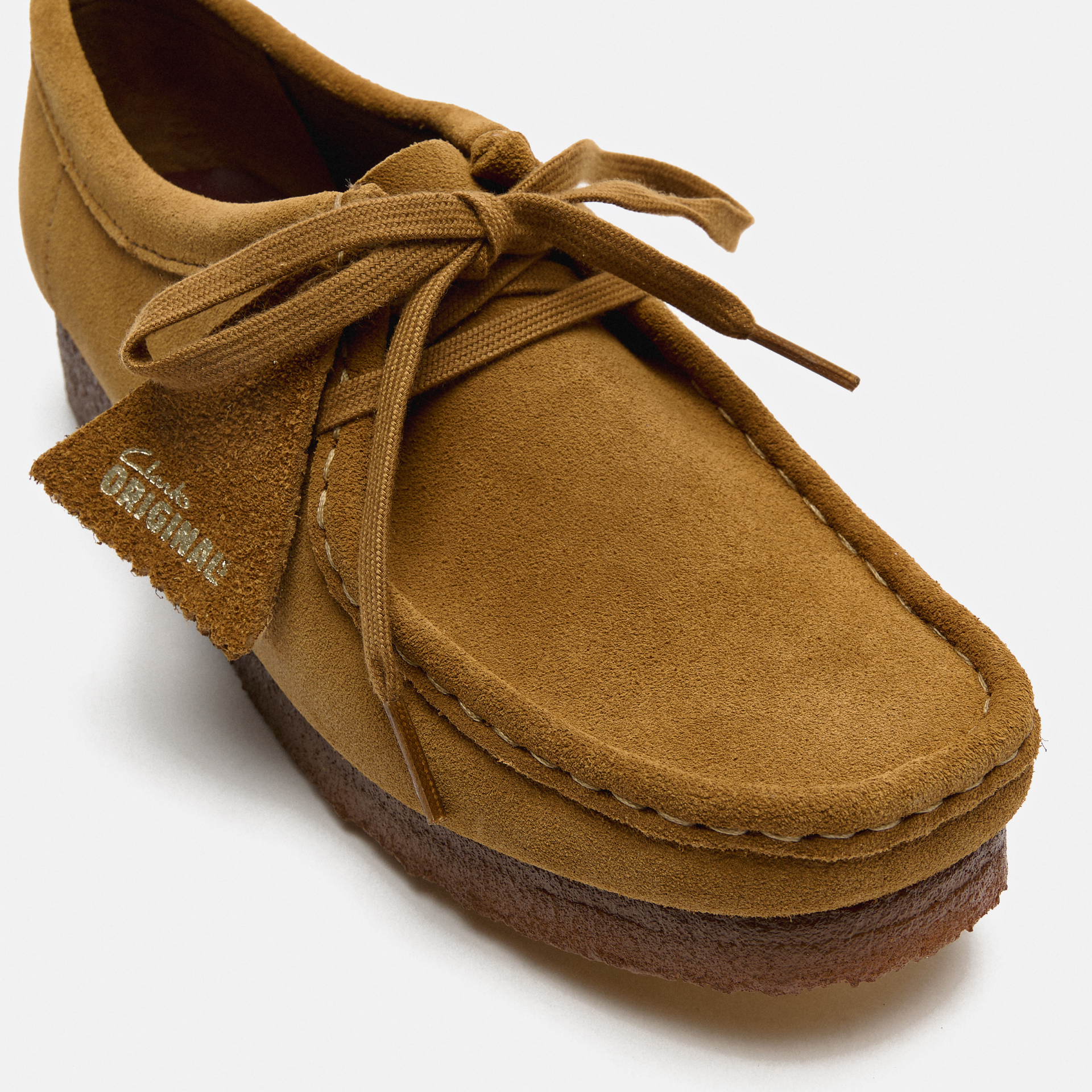 Clarks Women's Wallabee Suede Shoes Cola