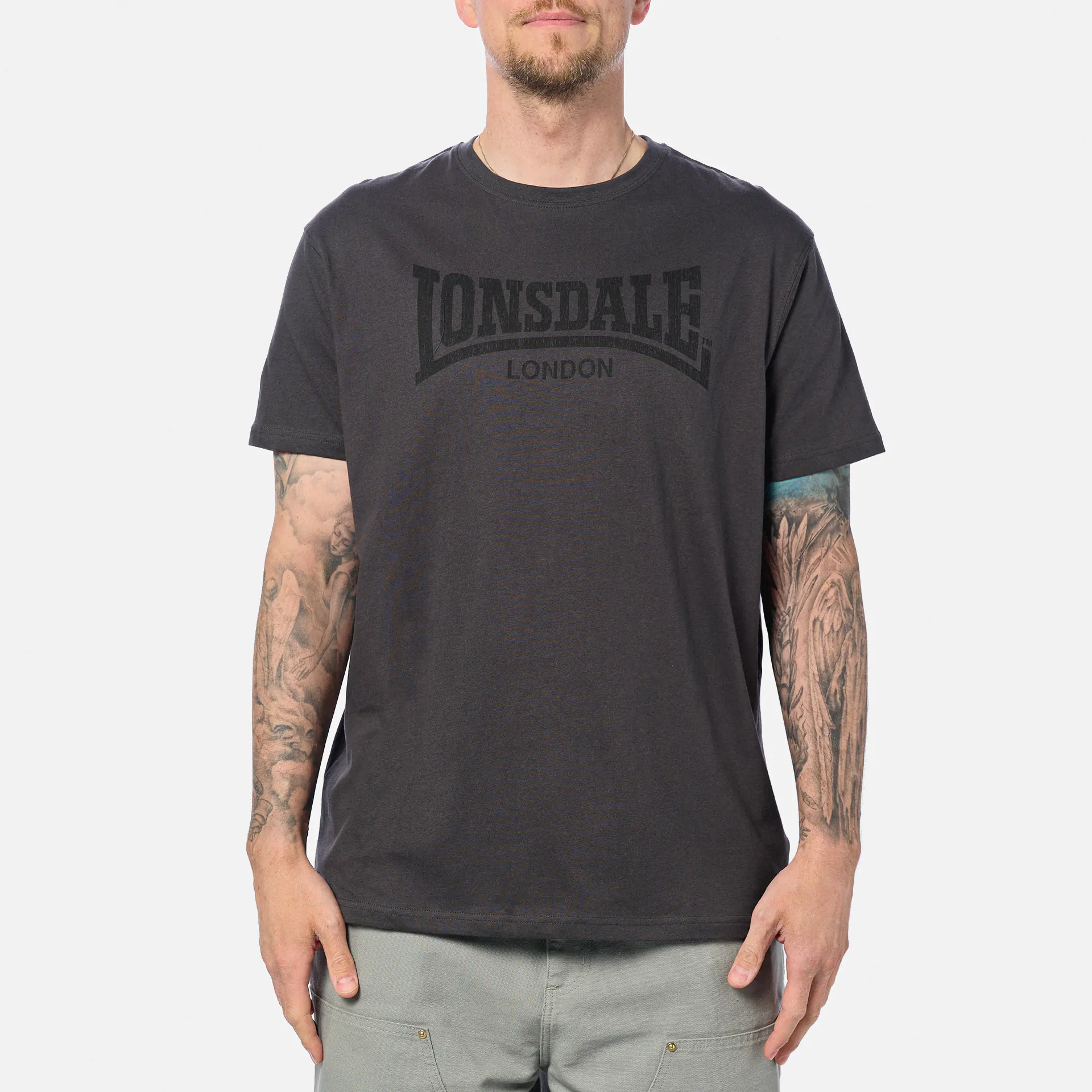 Lonsdale LOGO KAI T-Shirt Anthracite/Black