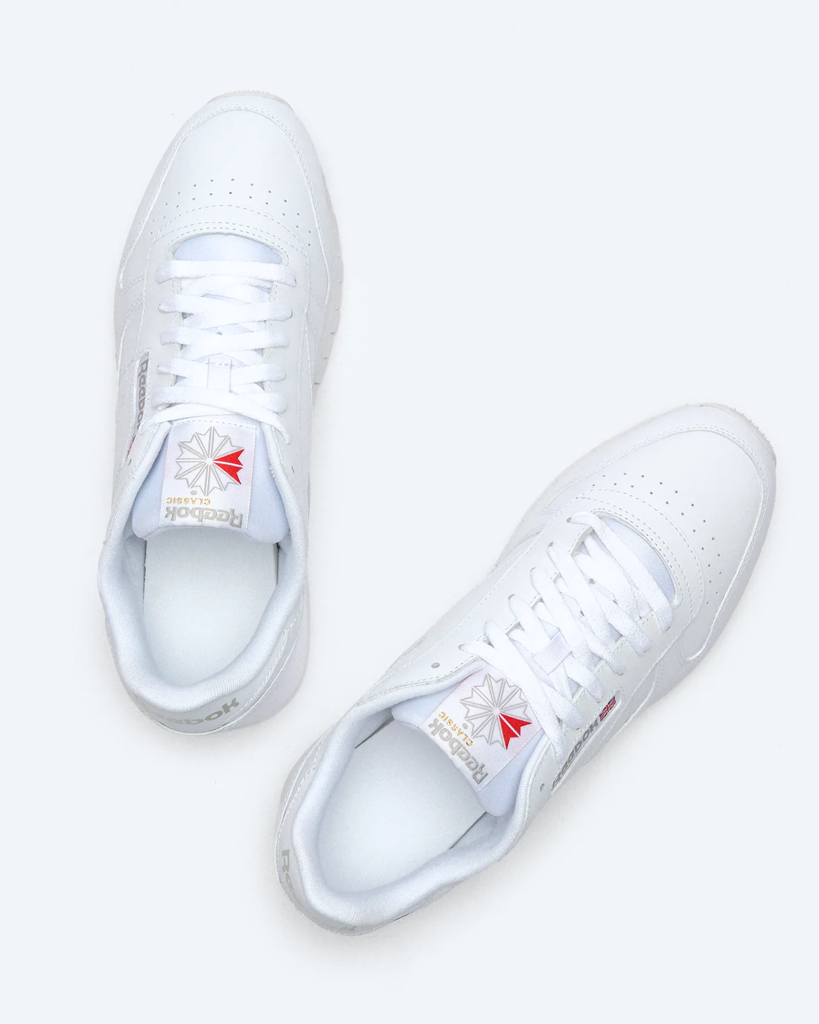 Reebok Classics Leather Sneaker Footwear White/Footwear White/Pure Grey Reebok Classics Leather Sneaker Footwear White/Footwear White/Pure Grey