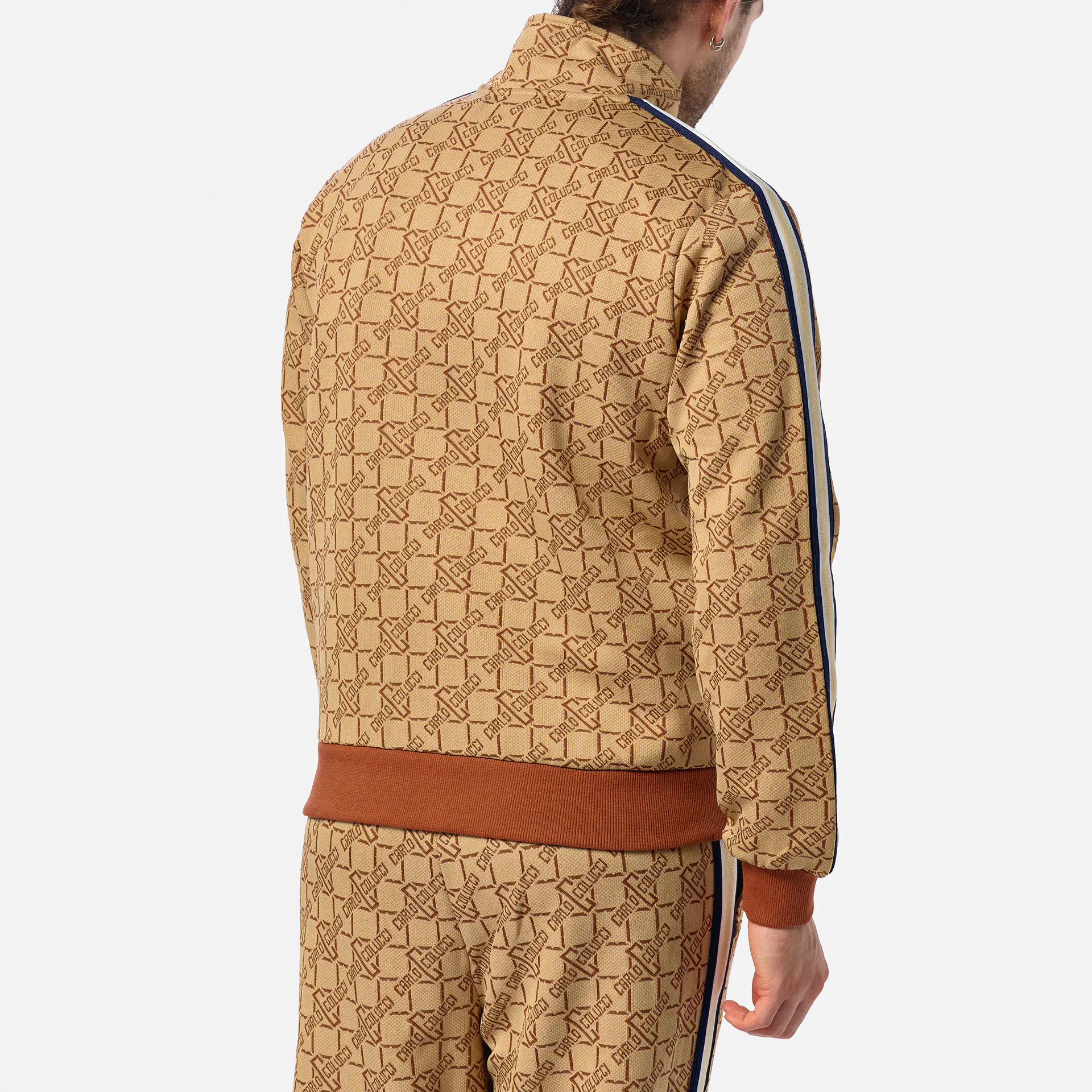 Colucci Monogramm Track Jacket Beige