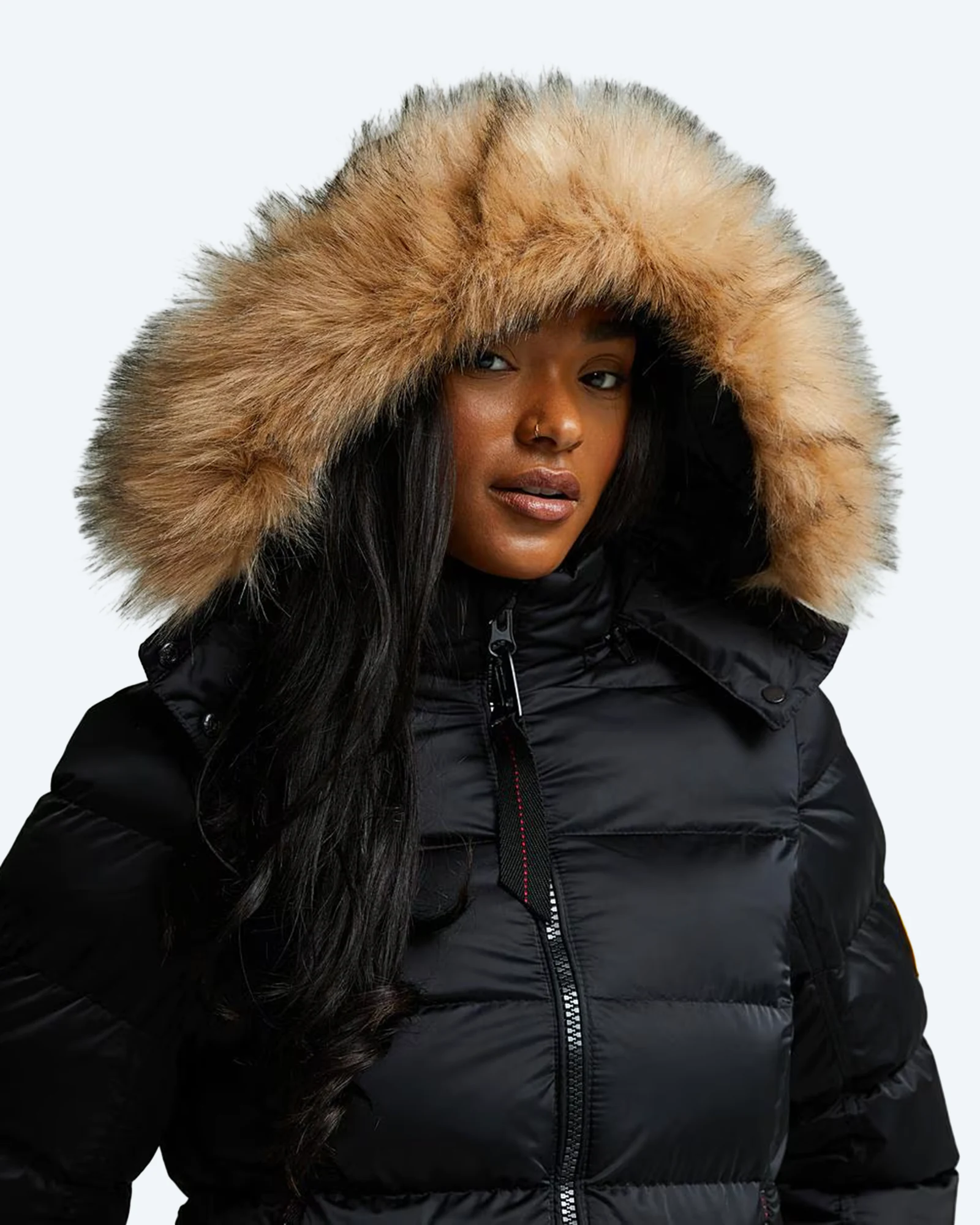 Zavetti Canada Virna Slimline Puffer Jacket Black