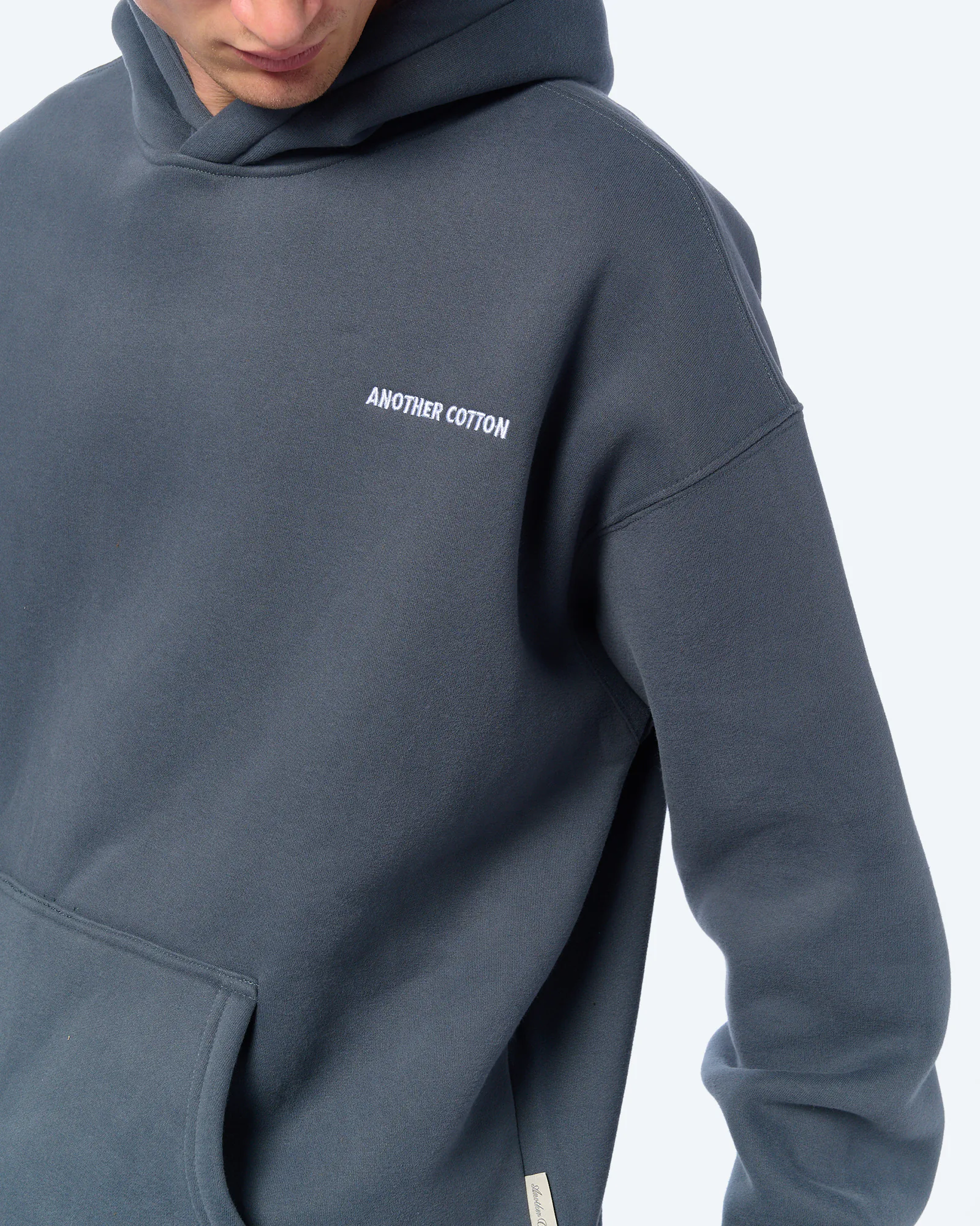 Another Cotton Always Late Hoodie Blue Another Cotton Always Late Hoodie Blue