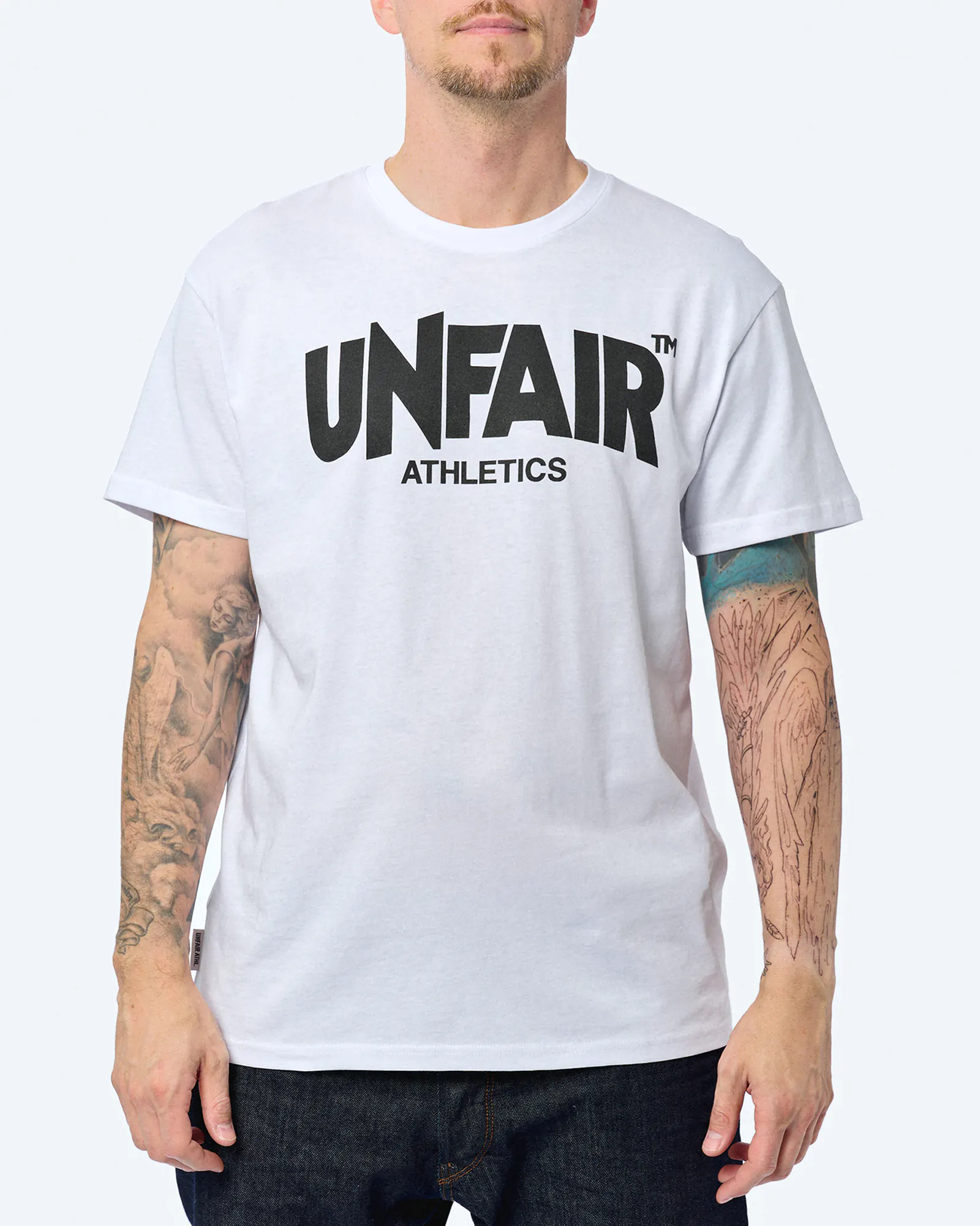 Unfair Athletics Classic Label T-Shirt White  Unfair Athletics Classic Label T-Shirt White