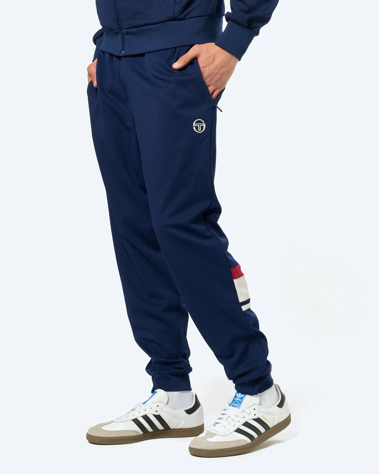 Camarindo Pants Navy/Tibetan Red