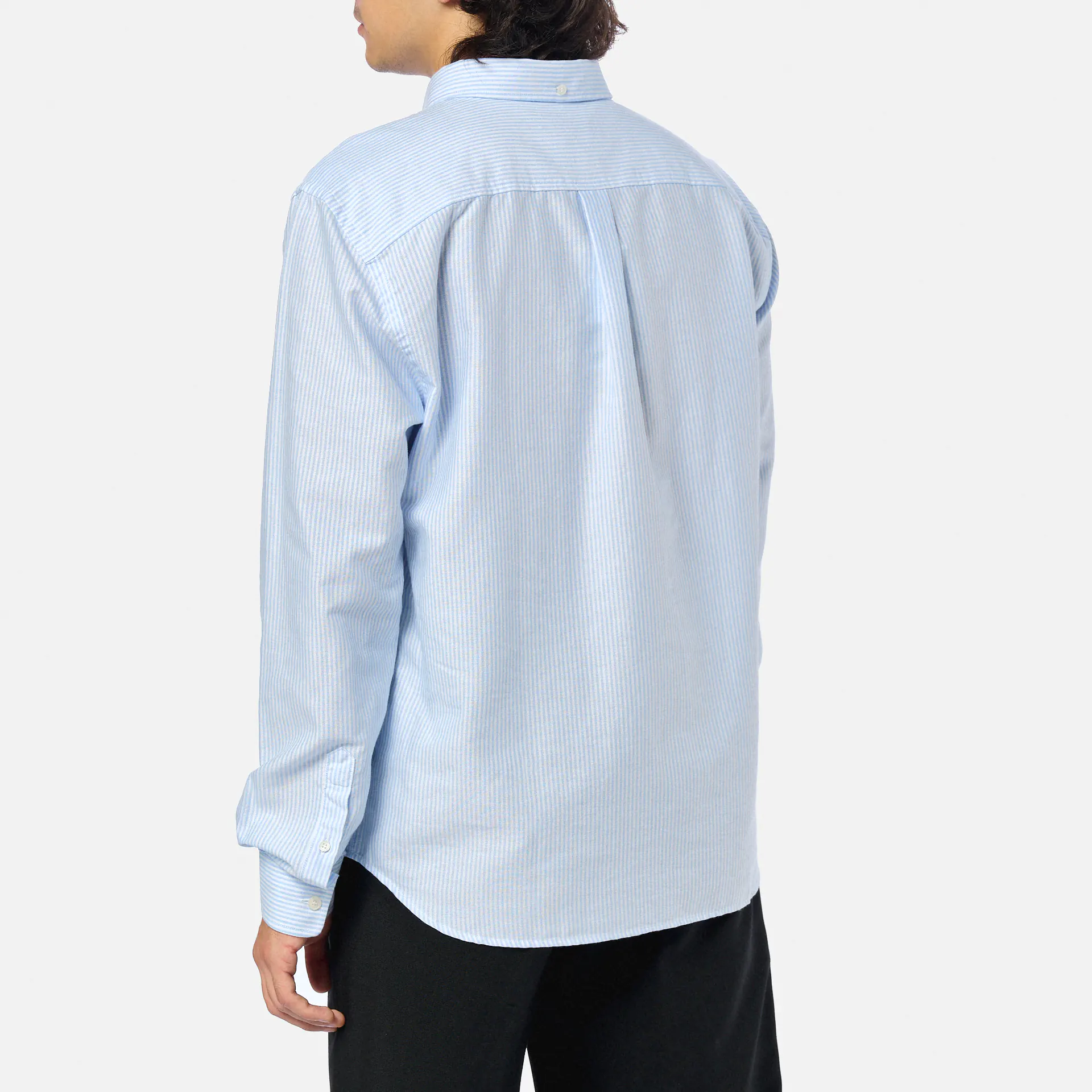 POMPEII Stripe Oxford Regular Fit Shirt Sky